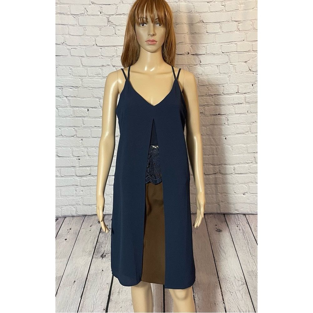 Other Haute Monde Navy Layered Straps Tunic Size M Size M / US 6-8 / IT 42-44 - 1 Thumbnail