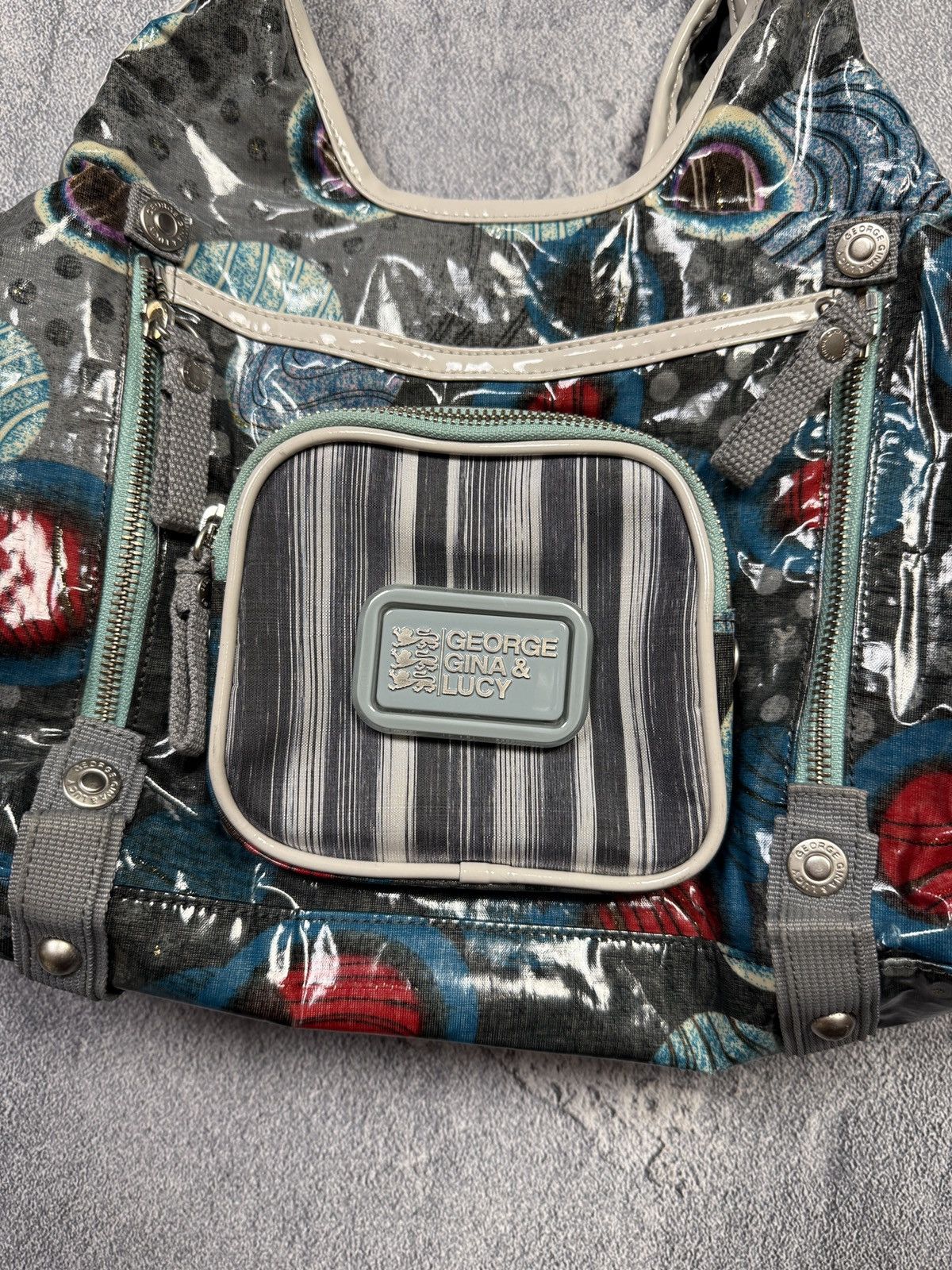 Japanese Brand GGL Bag George Gina Lucy Y2K Crazy Multipocket Size ONE SIZE - 5 Thumbnail