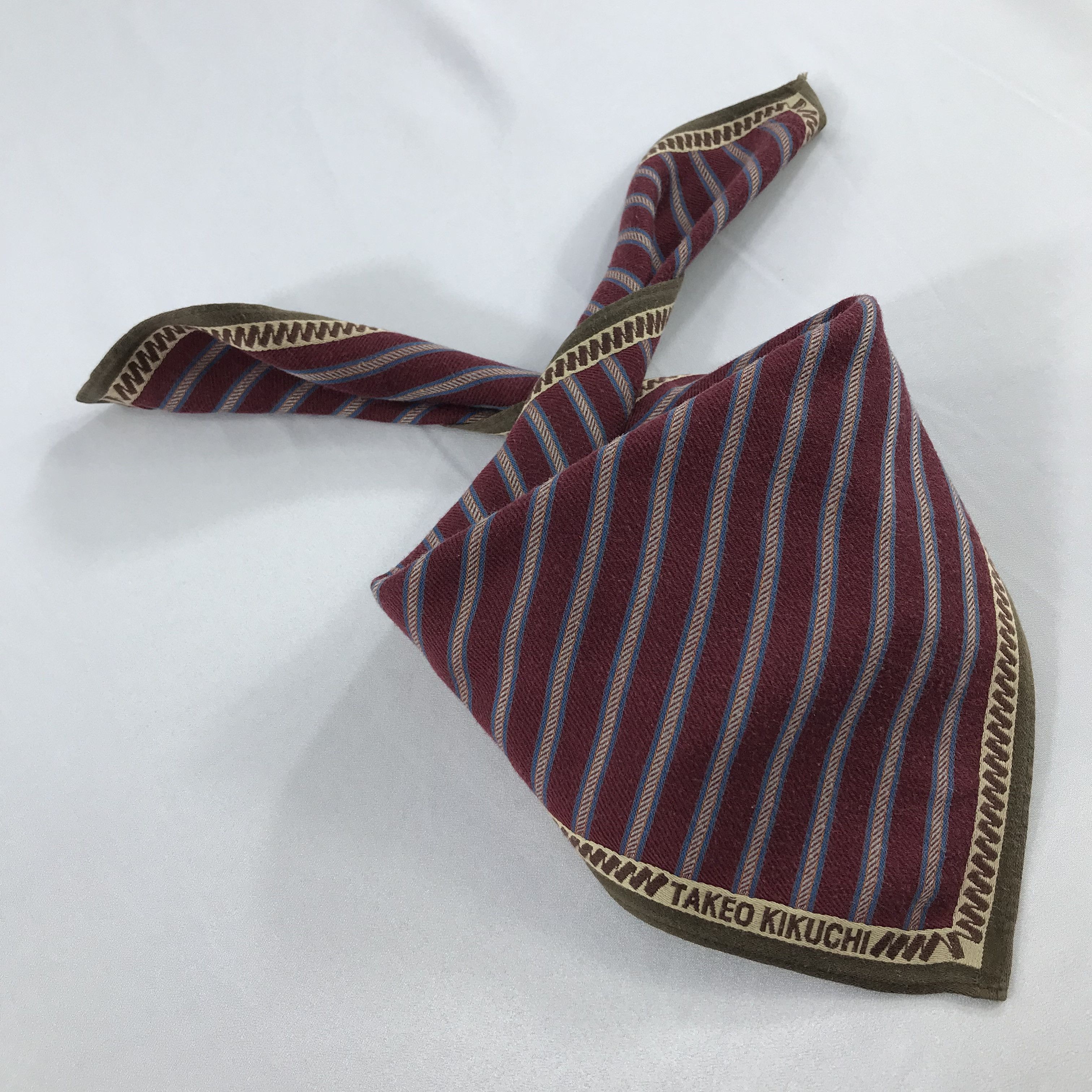 Takeo Kikuchi × Vintage Takeo Kikuchi Bandana / Handkerchief / Neckerchief - S2045 Size ONE SIZE - 4 Thumbnail