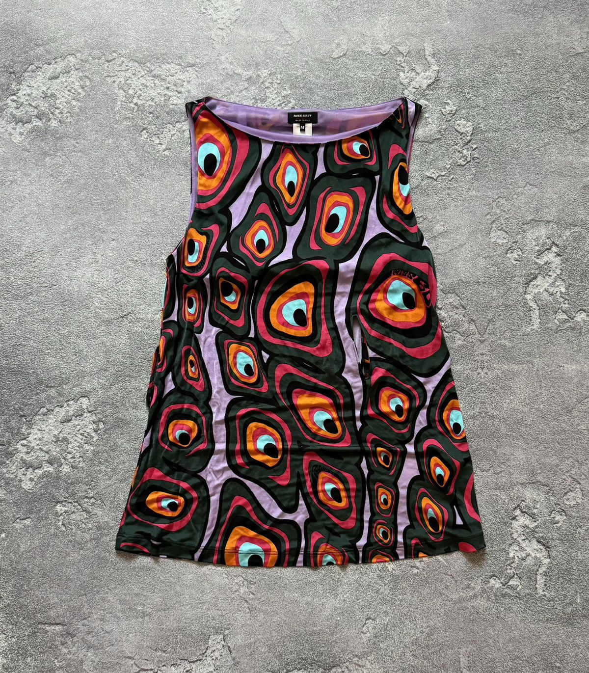 Miss Sixty Miss sixty M multicolour mini dress sleeveless all printed Size M / US 6-8 / IT 42-44 - 7 Thumbnail