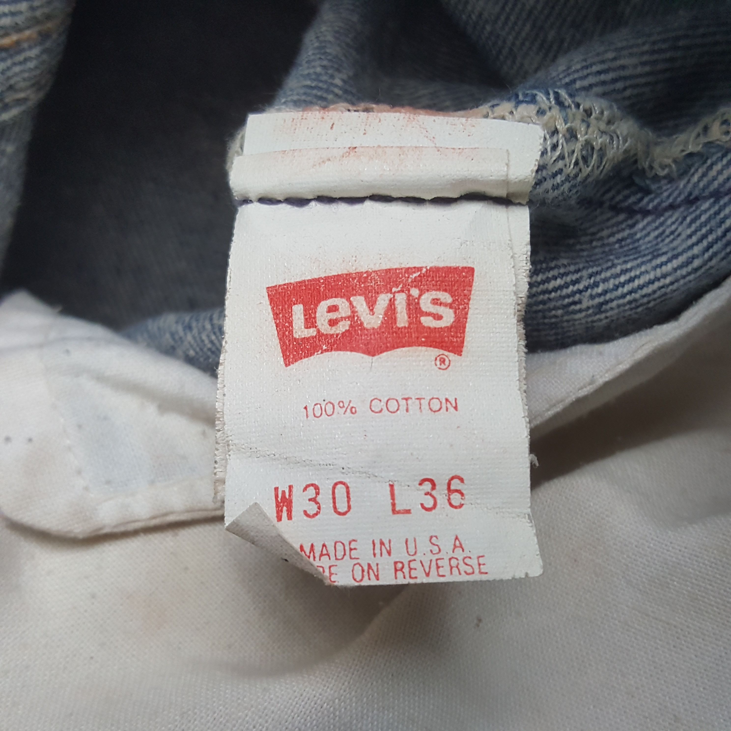 Levi's Vintage Clothing Vintage Levi’s 501 USA Denim Jeans Size US 29 - 14 Thumbnail