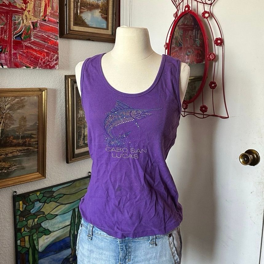 Other le best fashion cabo san lucas purple tank top Size XXL / US 16-18 / IT 52-54 - 1 Thumbnail