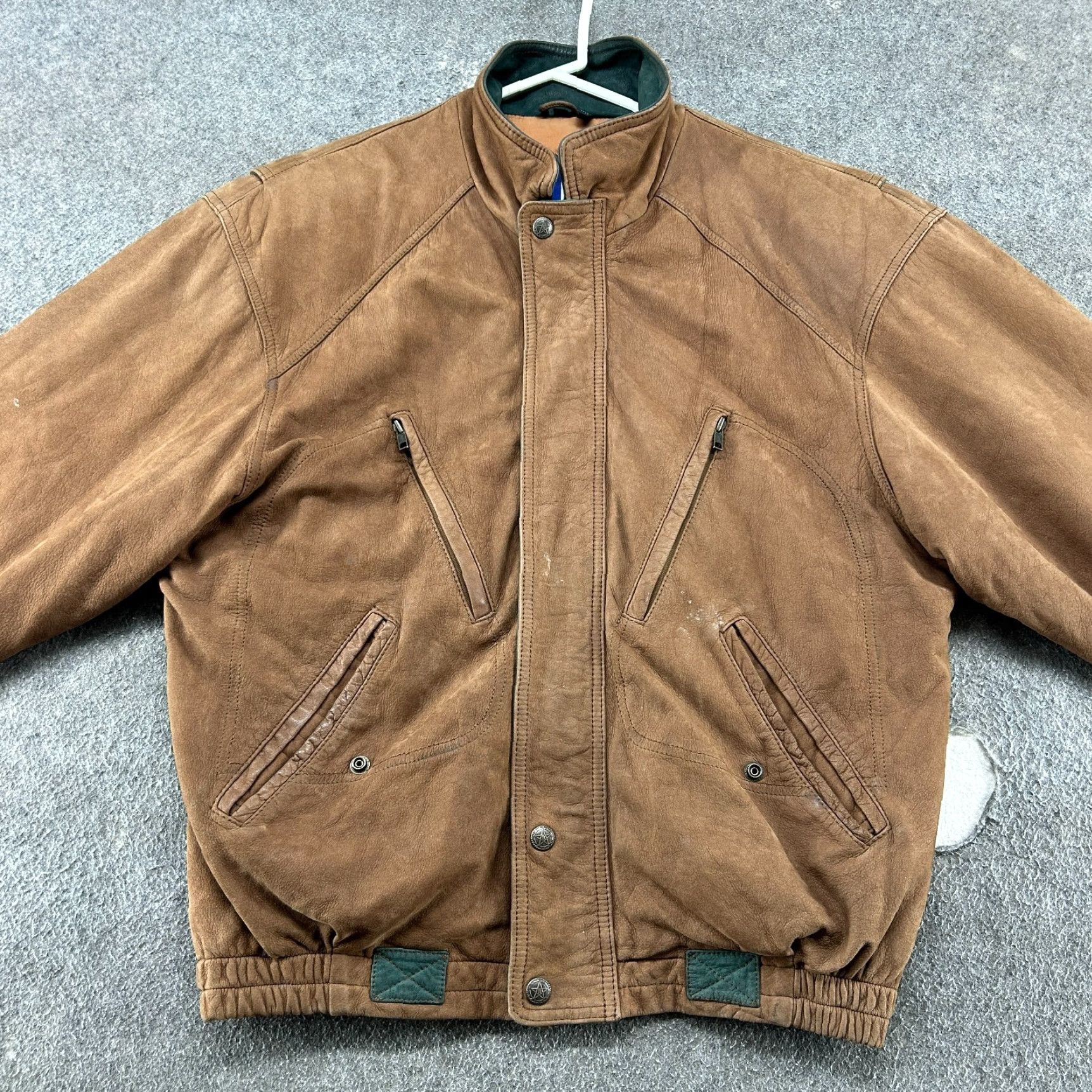 Vintage VINTAGE Beyond Leather Jacket Mens M Brown Bomber Genuine Flight Aviator 90s Casual Zip Full Zip Lined 80s Western 90s Riding Mens Size US M / EU 48-50 / 2 - 3 Thumbnail
