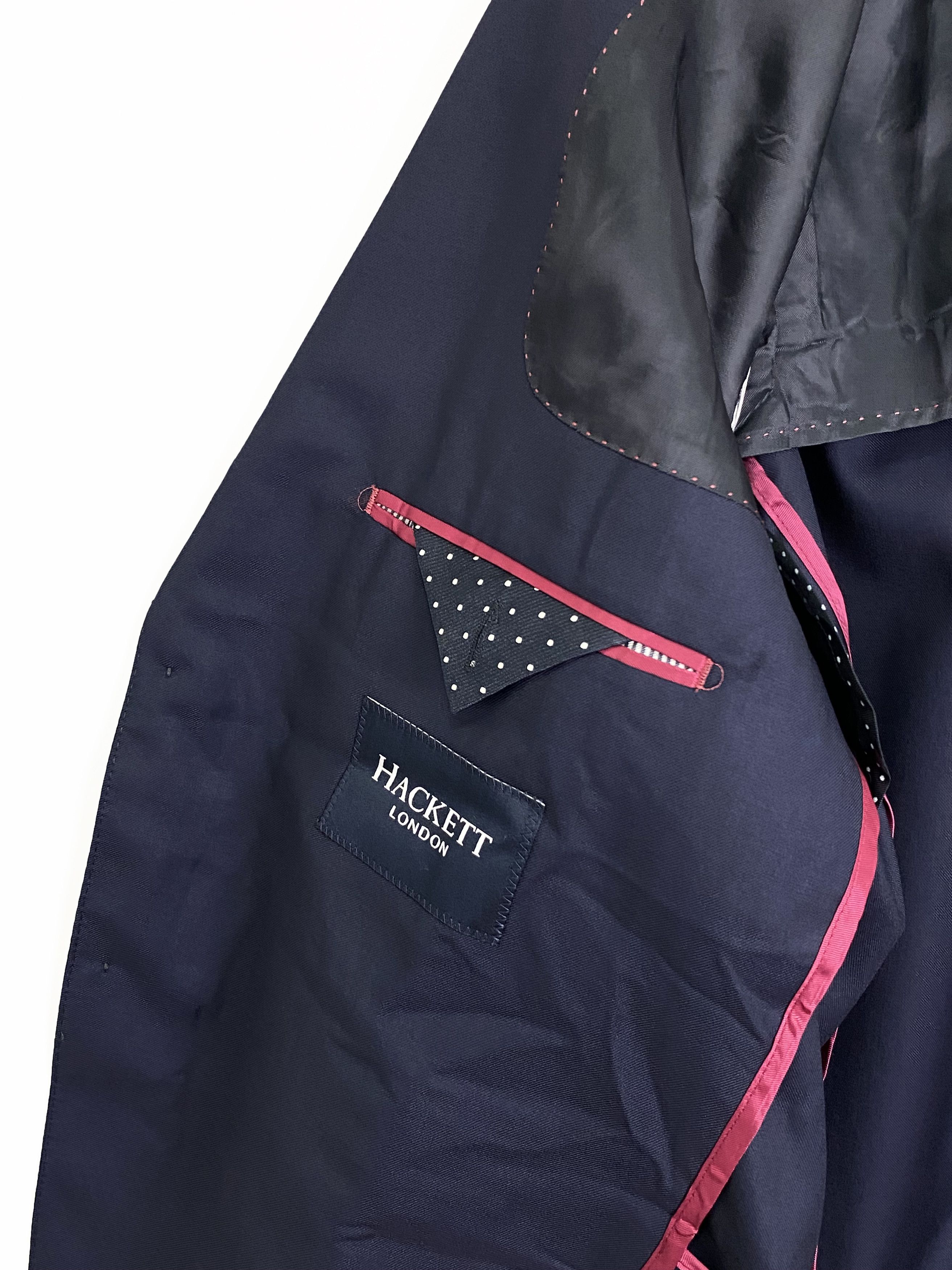 Hackett Hackett Wool Navy Blazer Size 42R Size 42R - 7 Thumbnail