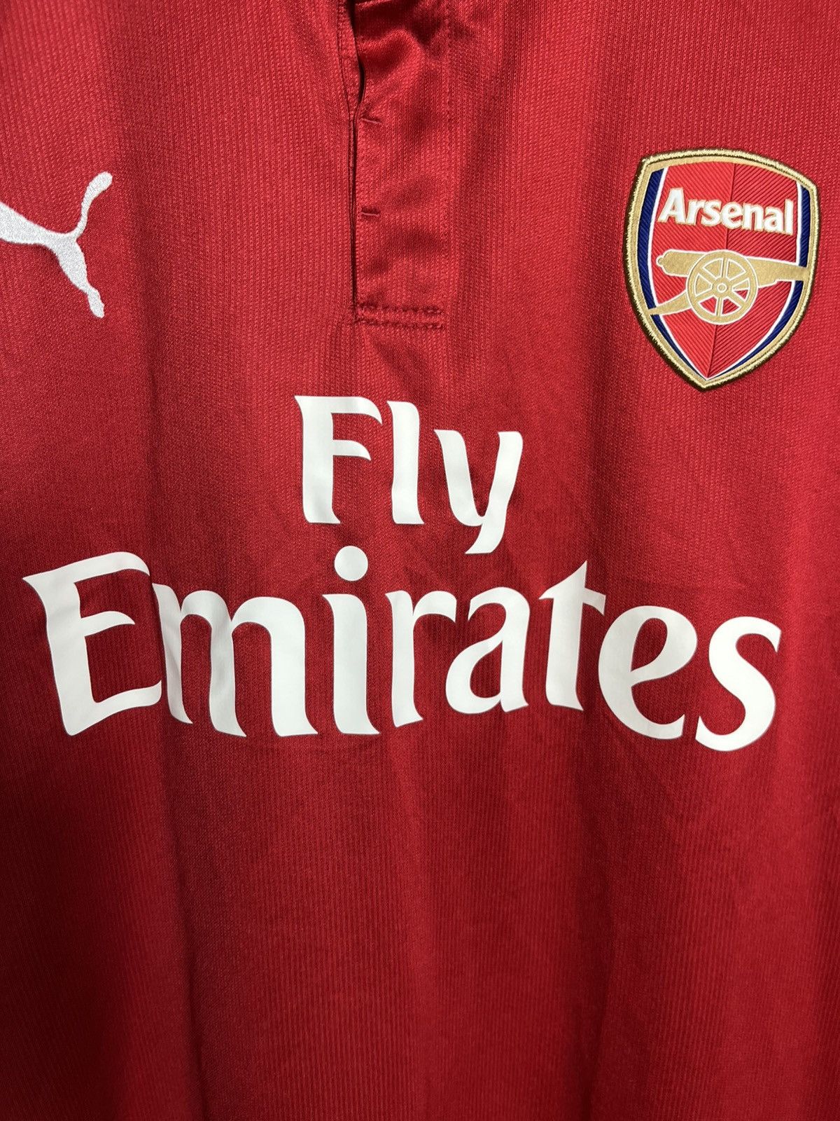 Puma PUMA Arsenal 2017 2018 Home Footbal Soccer Jersey Red Size US XXL / EU 58 / 5 - 3 Thumbnail