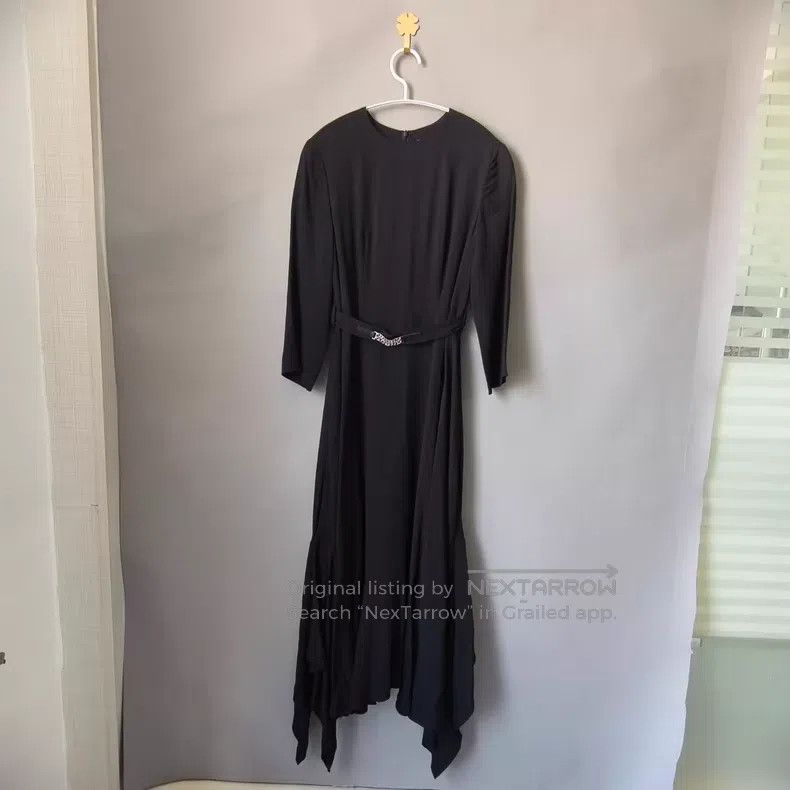 Hermes Hermes Black Lock Chain Tie Dye Asymmetrical Dress Size XXS / US 00 / IT 34 - 1 Thumbnail