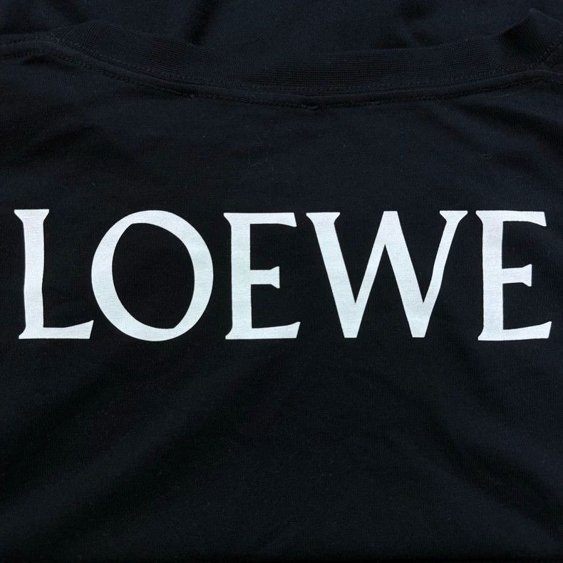 Loewe LOEWE Neon yellow smiley face printed round collar short s Size L / US 10 / IT 46 - 5 Thumbnail