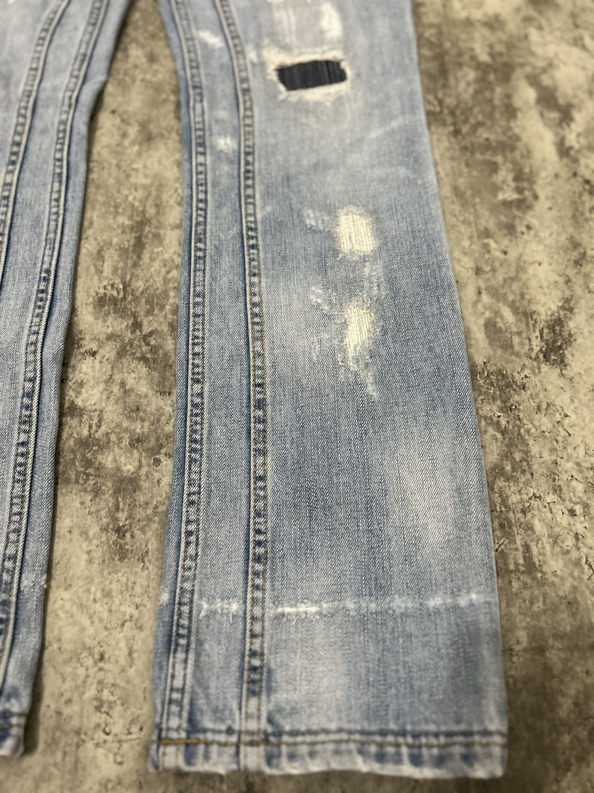 Hysteric Glamour × Japanese Brand Tokyo Aoyama Japan Distressed Jeans Size US 31 - 5 Thumbnail