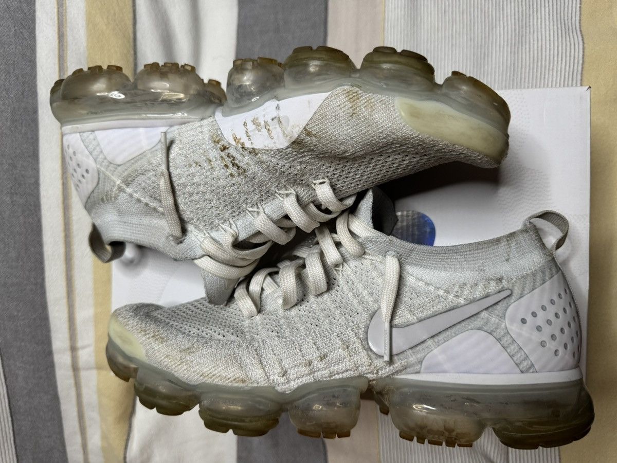 Nike Nike Air Vapormax Flyknit 2 “Pure Platinum” Size US 9 / EU 42 - 3 Thumbnail