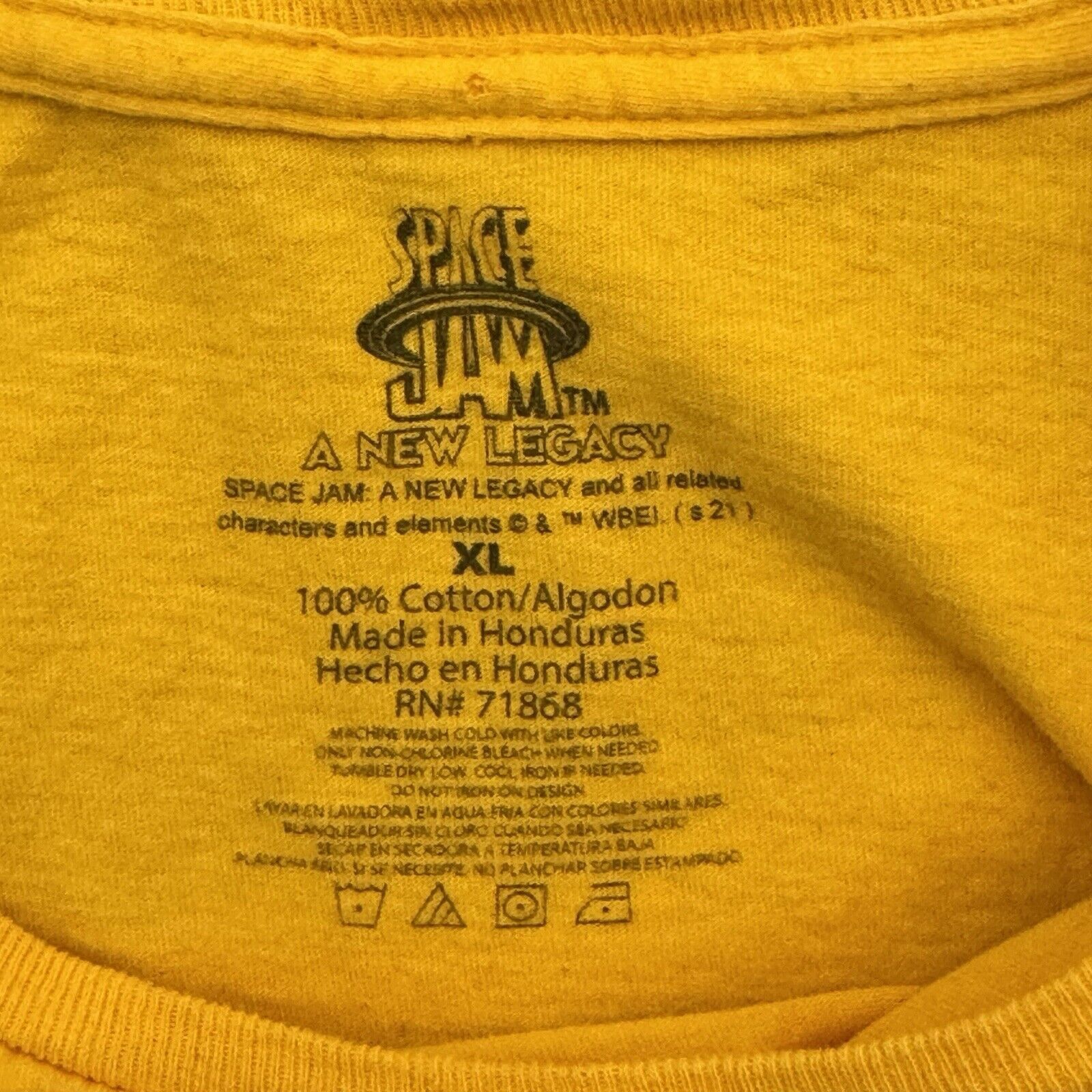 Other Space Jam Tune Squad Shirt XL Looney Toons Bugs Bunny Taz Size US XL / EU 56 / 4 - 4 Thumbnail