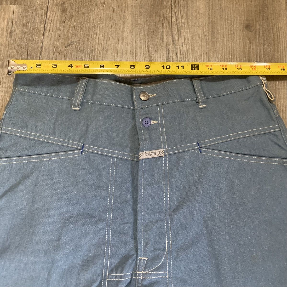 Marithe + Francois Girbaud “Chip Star” Girbaud Airbrush Jeans Size US 34 / EU 50 - 3 Thumbnail