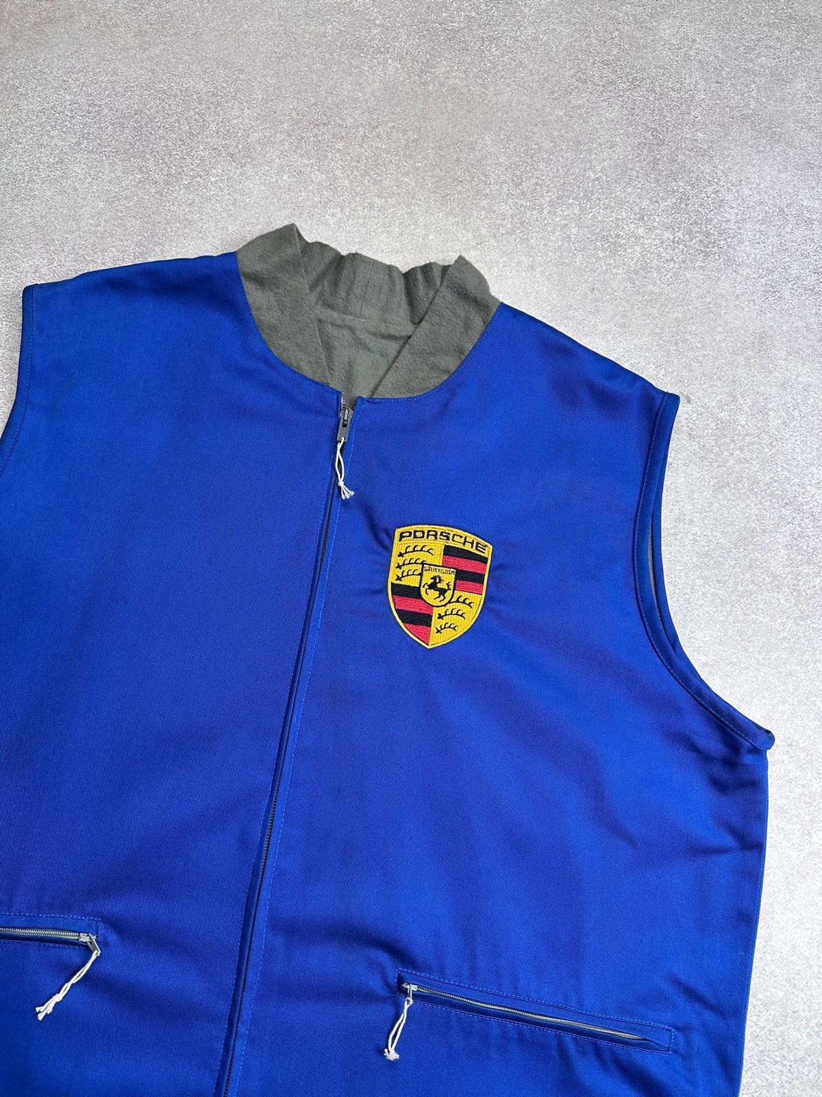 Porsche Design Vintage Porsche Big Logo Racing Vest Y2K L Size US L / EU 52-54 / 3 - 2 Thumbnail