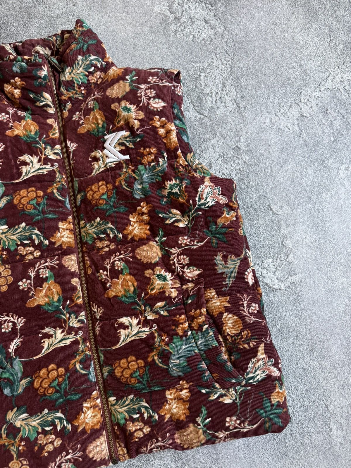 Karl Kani Karl Kani S flowers print velour velvet vest jacket corduroy Size US S / EU 44-46 / 1 - 8 Thumbnail