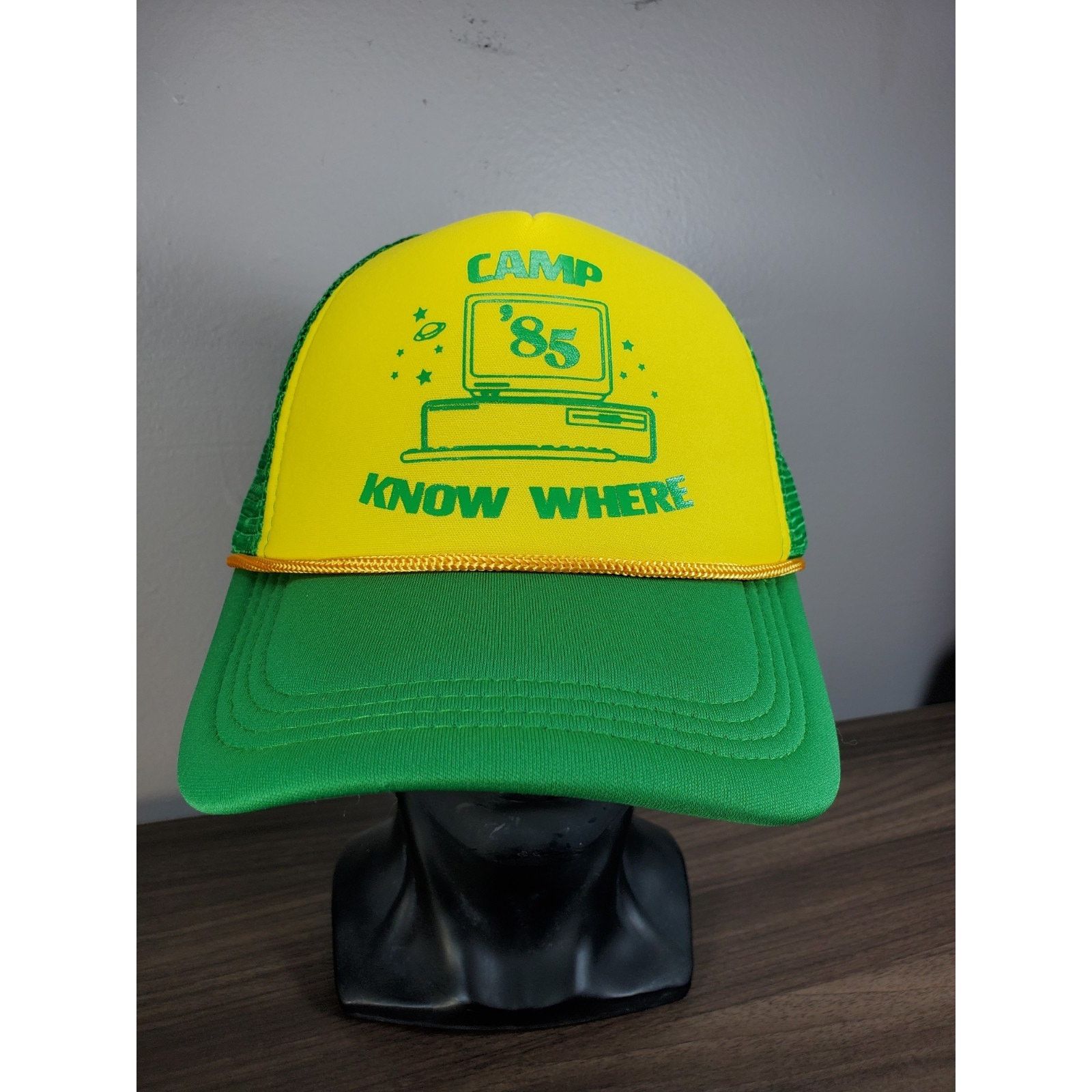 Other Camp Know Where Trucker Hat Snapback Cap Stranger Things TV Size ONE SIZE - 4 Thumbnail
