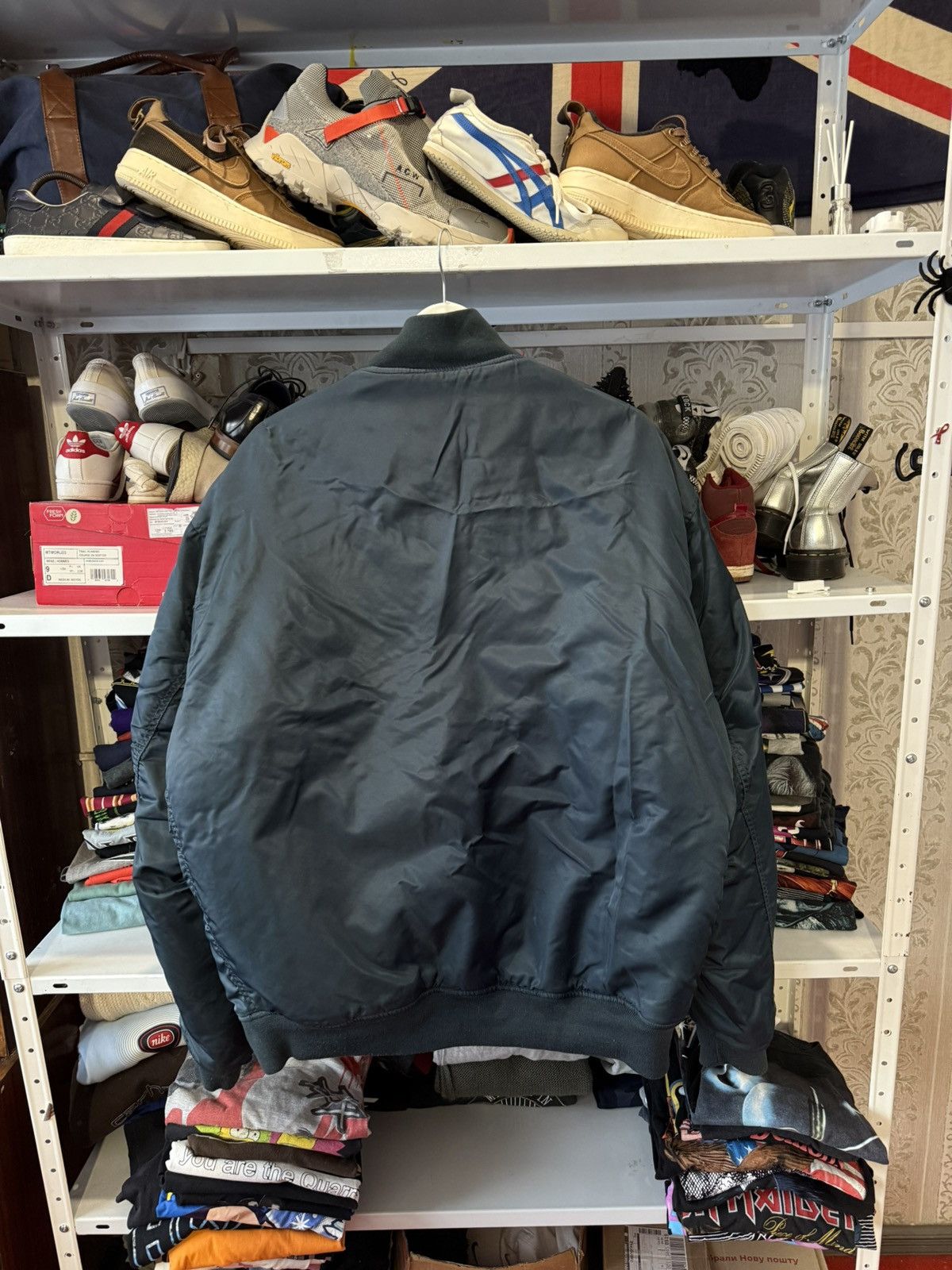 Alpha Industries Vintage Blue Reversible Bomber Jacket MA1 USA Y2K Size US XXL / EU 58 / 5 - 2 Thumbnail