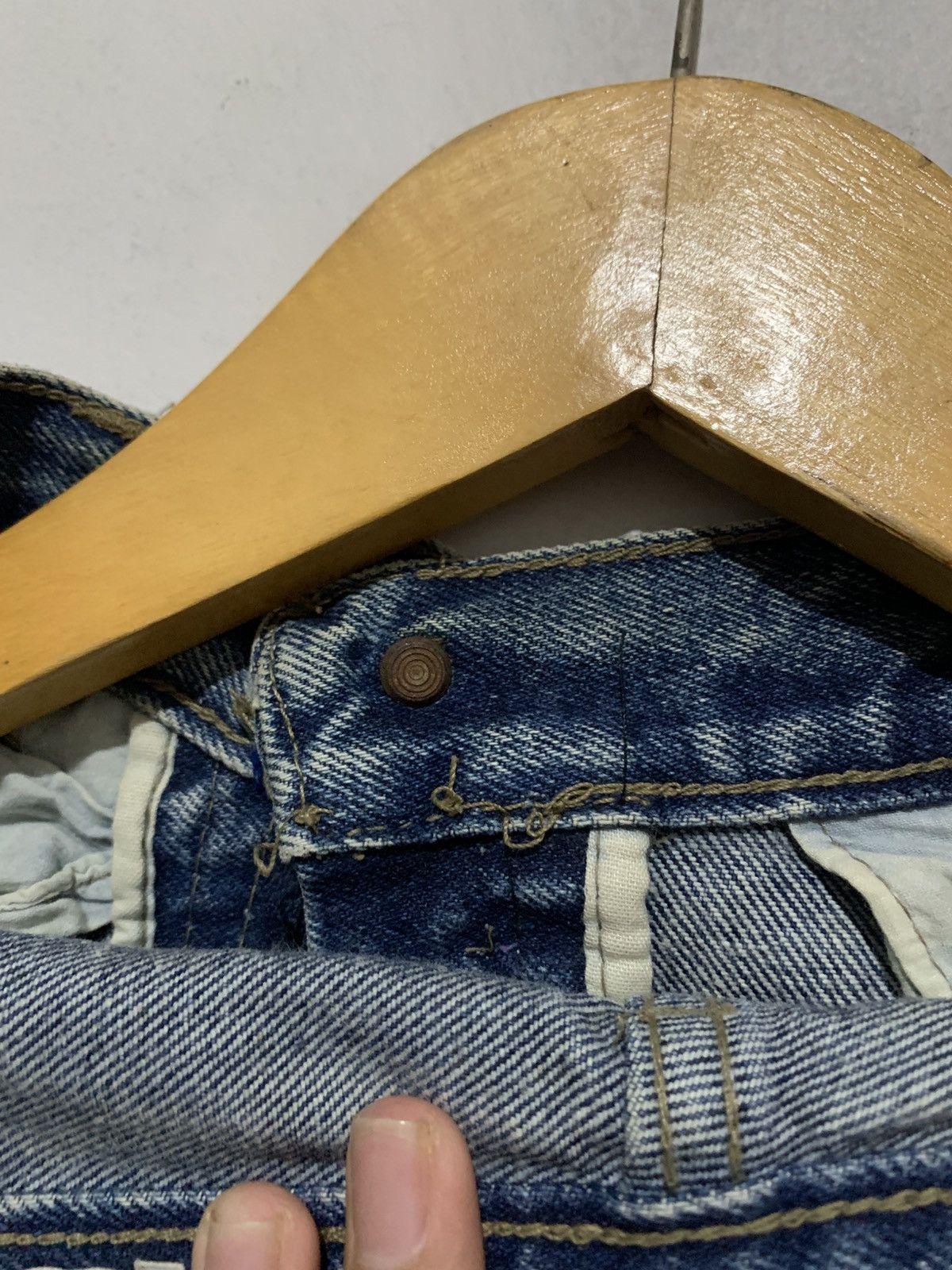 Lee Pants Denim Jeans Lee Rough Riders Vintage 80s Original Size US 30 / EU 46 - 3 Thumbnail