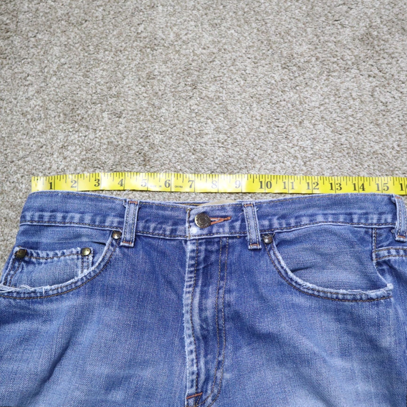 Old Navy Old Navy Jeans Pants Shirt Adult Men 30x30 Blue Cotton Straight 30 30 Inseam 30 Regular 30 In Regular Mens Classic Pockets Pants Size US 30 / EU 46 - 4 Thumbnail