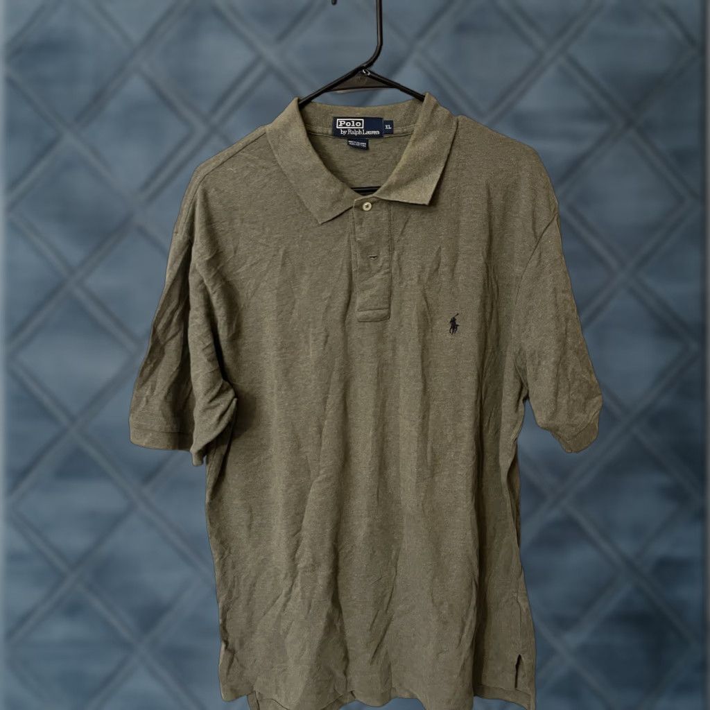 Polo Ralph Lauren Polo Ralph Lauren Polo Shirt Mens Solid Green XL Vintage Pony Logo 90s Classic Shirt Size US XL / EU 56 / 4 - 1 Thumbnail