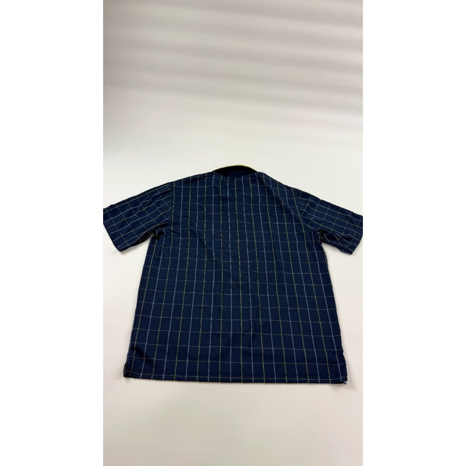 Vintage Walter Hagen Shirt Mens Large Blue Golf Polo Check Grid Short Sleeve Collared Size US L / EU 52-54 / 3 - 2 Thumbnail