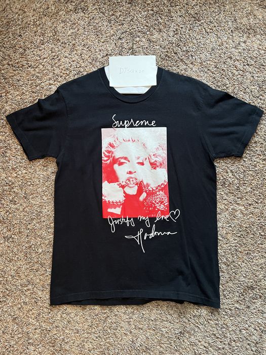 Supreme Supreme Madonna Tee (FW18) in Black | Grailed