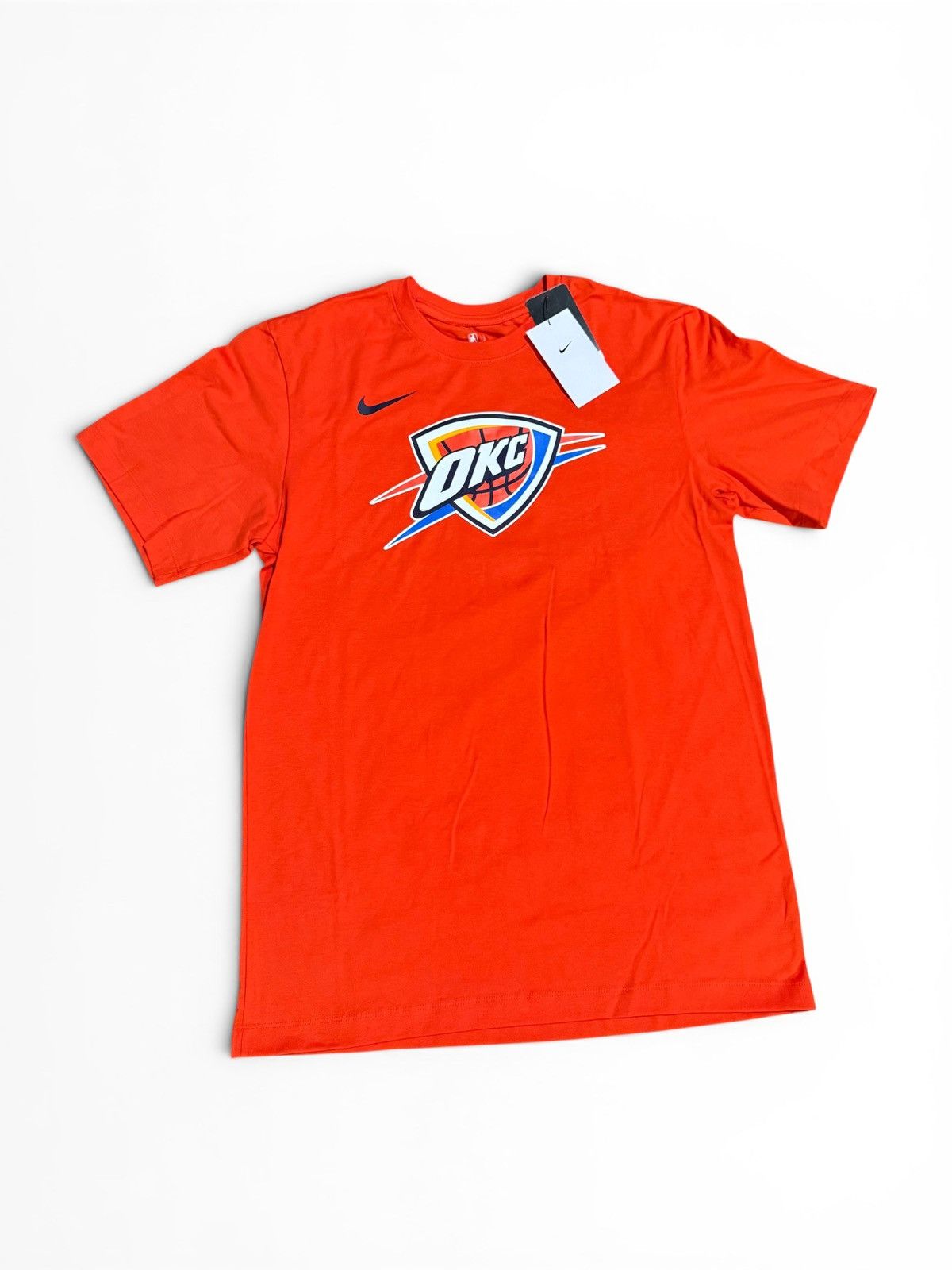 Nike NBA OKC Thunder orange Nike Dri Fit adult small tee NWT Size US S / EU 44-46 / 1 - 1 Thumbnail