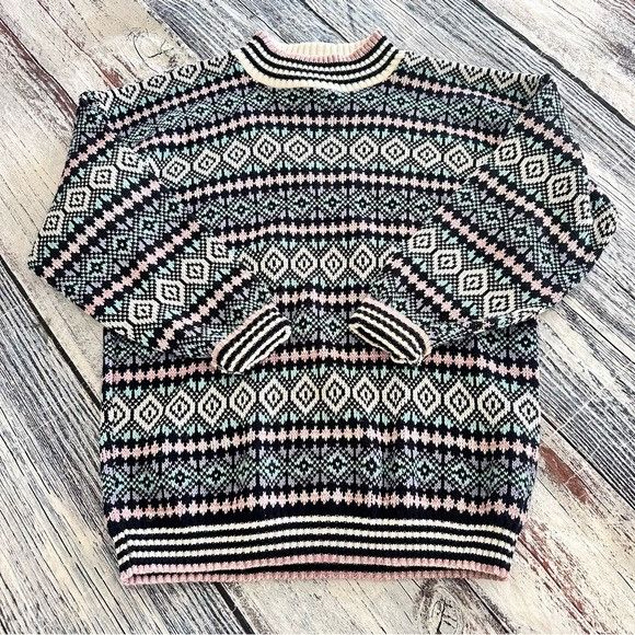Vintage Vintage 80’s Clifton Place Geometric Patterned Sweater Size M / US 6-8 / IT 42-44 - 2 Thumbnail