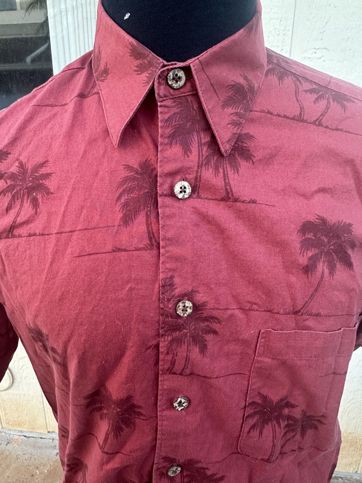 Reyn Spooner Reyn Spooner Red Hawaiian Shirt Full Button Men's Small Size US S / EU 44-46 / 1 - 3 Thumbnail
