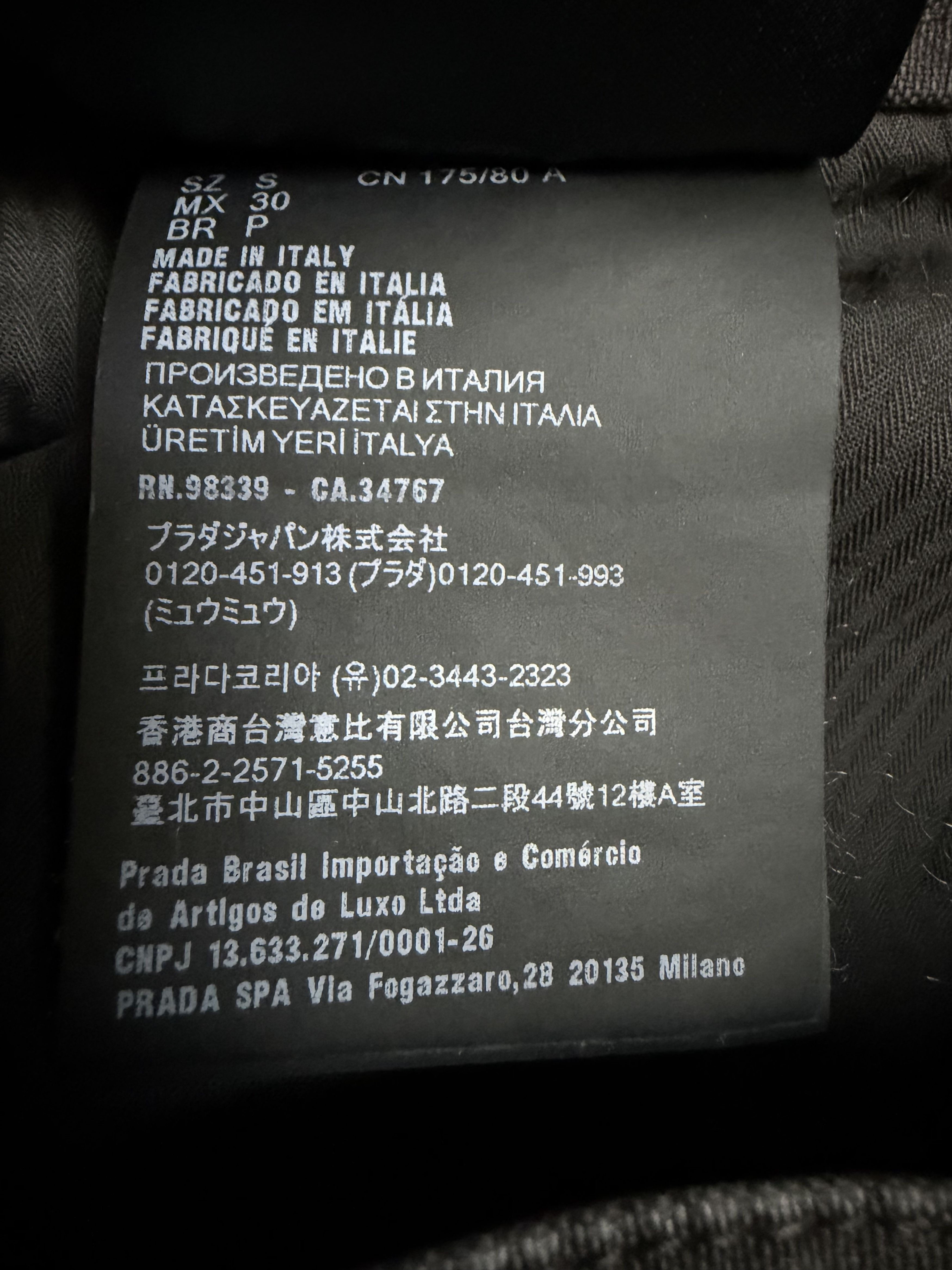 Prada PRADA Cotton Trousers, Leather Patch Size US 30 / EU 46 - 9 Thumbnail