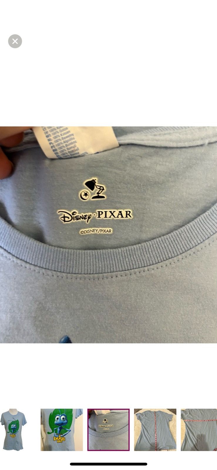 Disney Disney Pixar port and company medium a bugs life tee Size M / US 6-8 / IT 42-44 - 3 Thumbnail