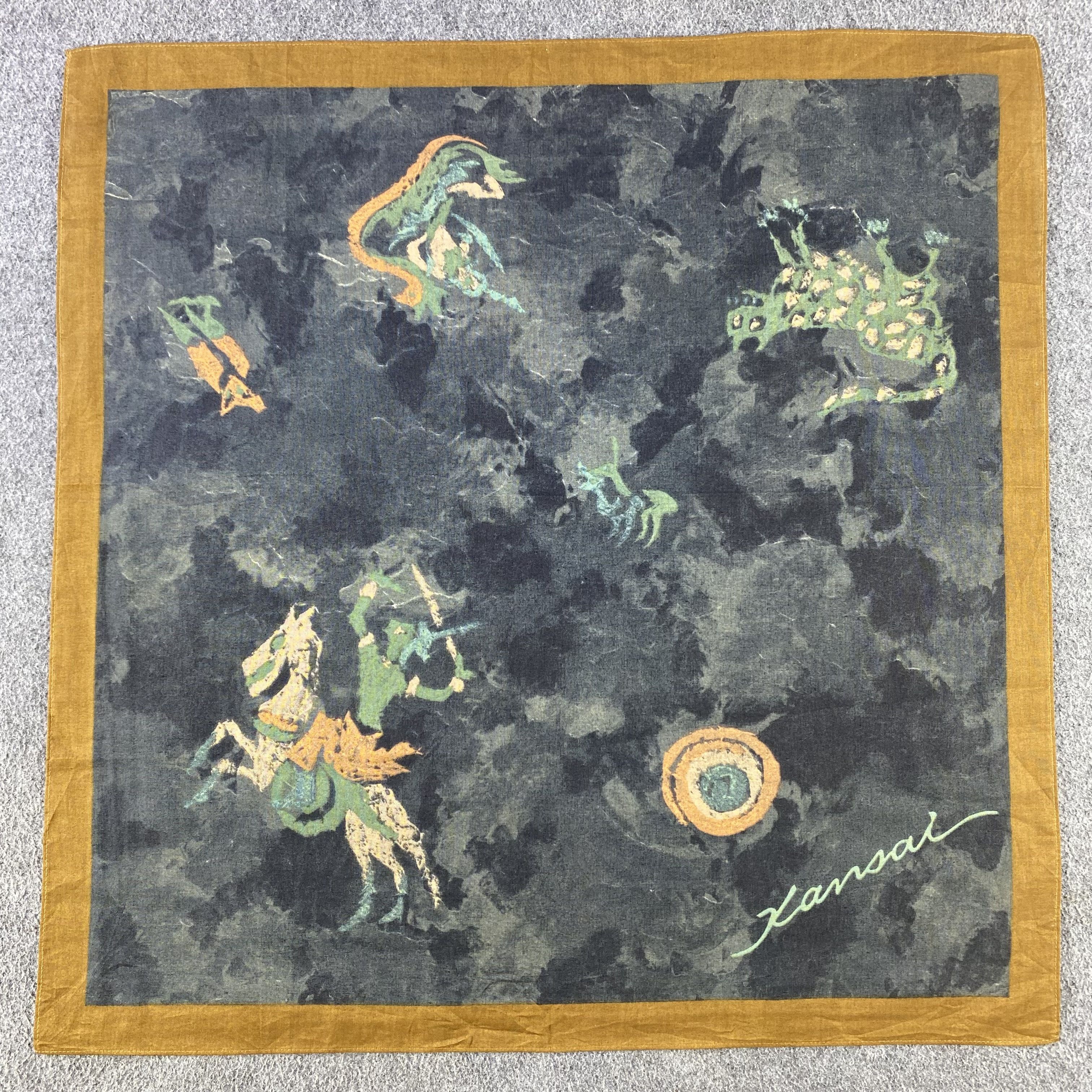 Kansai Yamamoto Kansai Yamamoto Handkerchief/Neckerchief/Bandana HC552 Size ONE SIZE - 1 Thumbnail