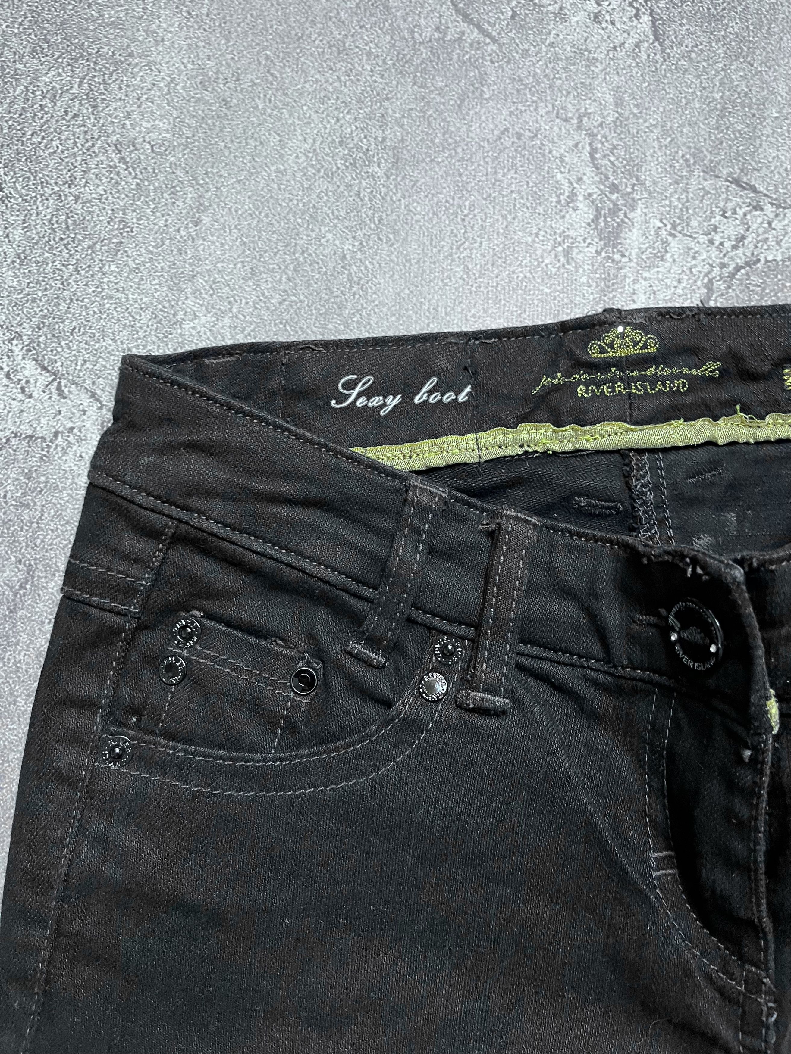 River Island Vintage Jeans River Island Bootcut Flared Y2K Womens 36 Size 36" / US 14 / IT 50 - 6 Thumbnail