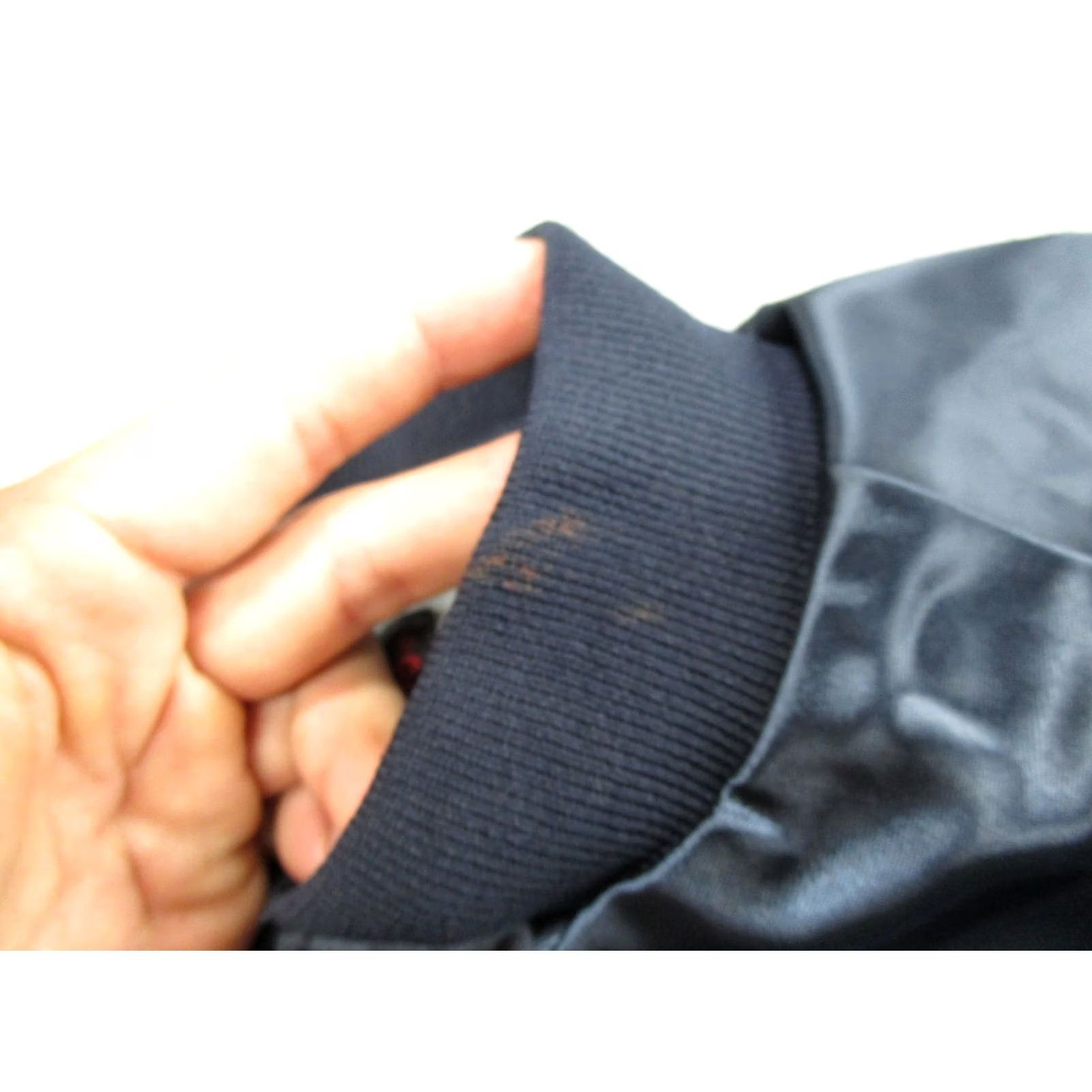 Dunbrooke VINTAGE Dunbrooke Jacket Bomber Coat Satin Nylon Blue XL Men United States USA Pattern Solid Logo Size US XL / EU 56 / 4 - 6 Thumbnail