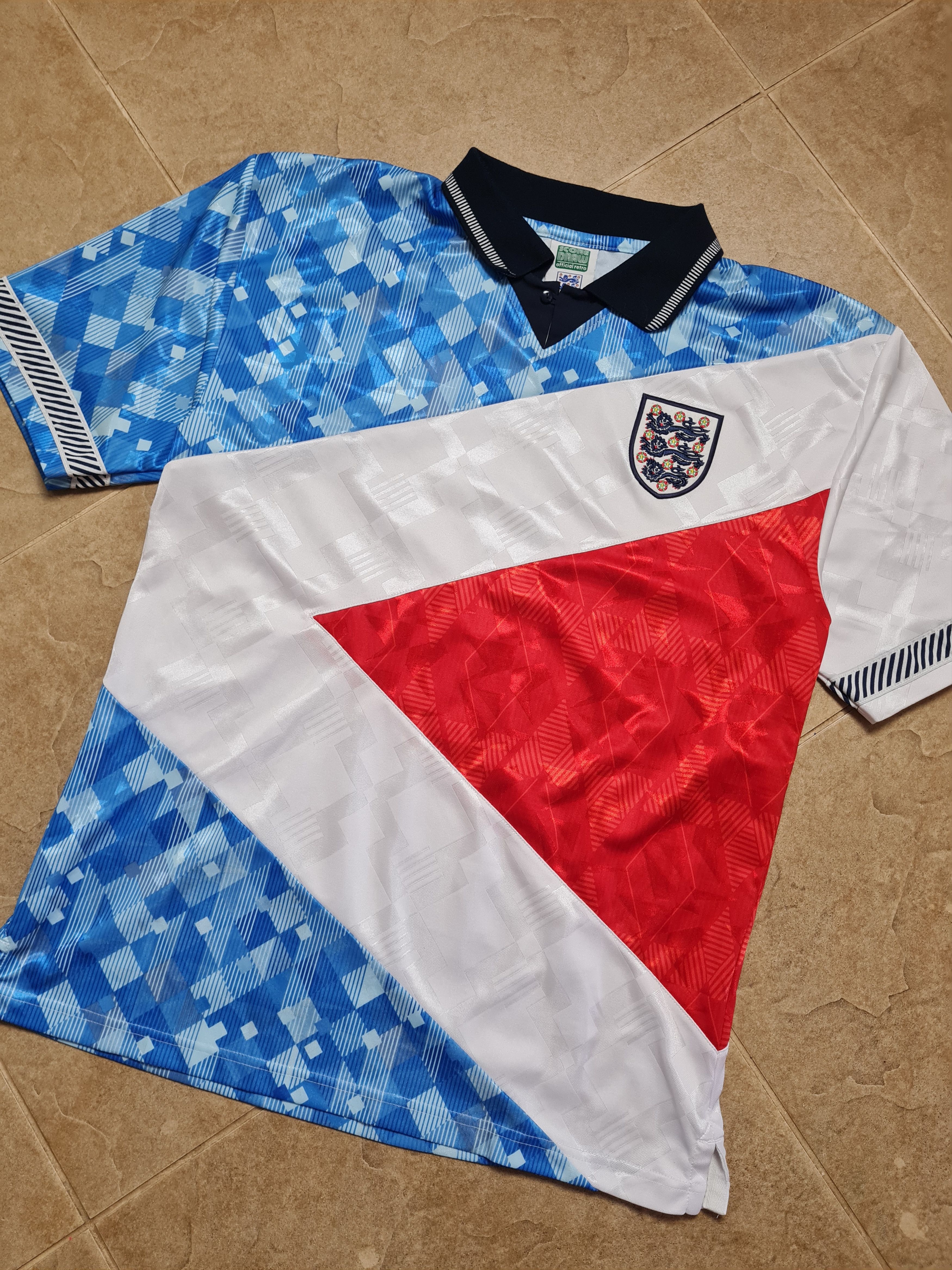 Other England Retro Remake Special Football Jersey Score Draw Size US L / EU 52-54 / 3 - 3 Thumbnail