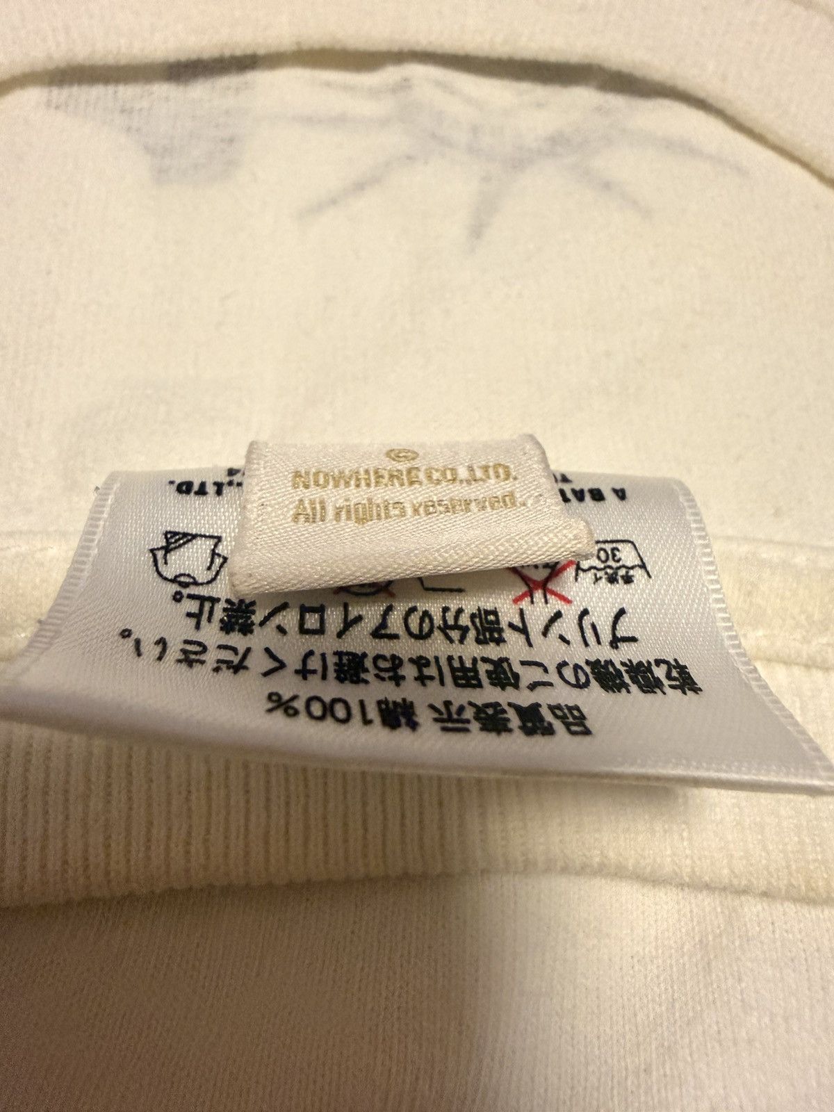 Bape × Kid Cudi A BATHING APE Bape Kid Cudi NYC 10th White tee L Size US L / EU 52-54 / 3 - 6 Thumbnail