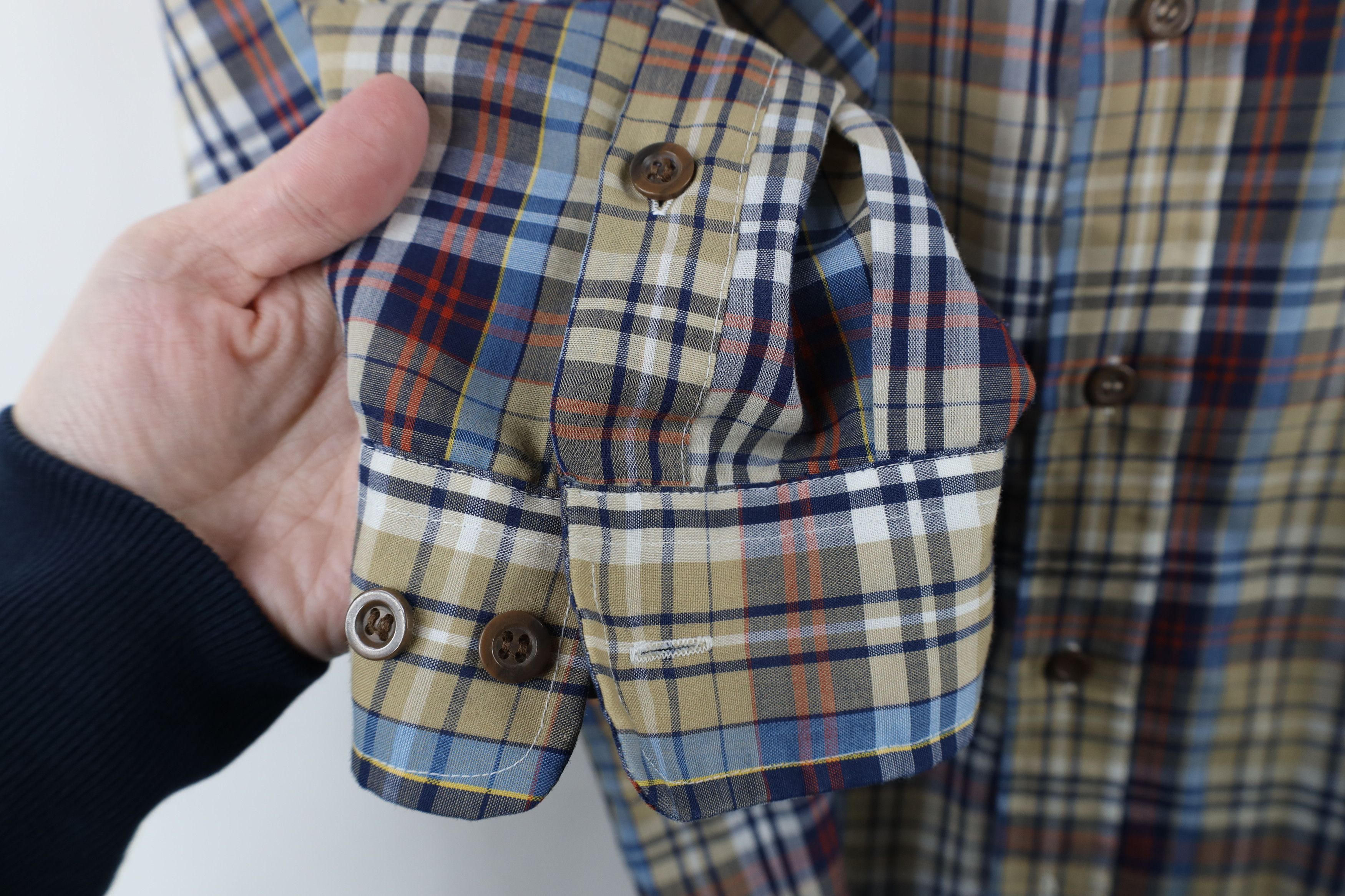 Vintage Vintage 70s Rockabilly Cowboy Collared Button Shirt Plaid Size US L / EU 52-54 / 3 - 8 Thumbnail