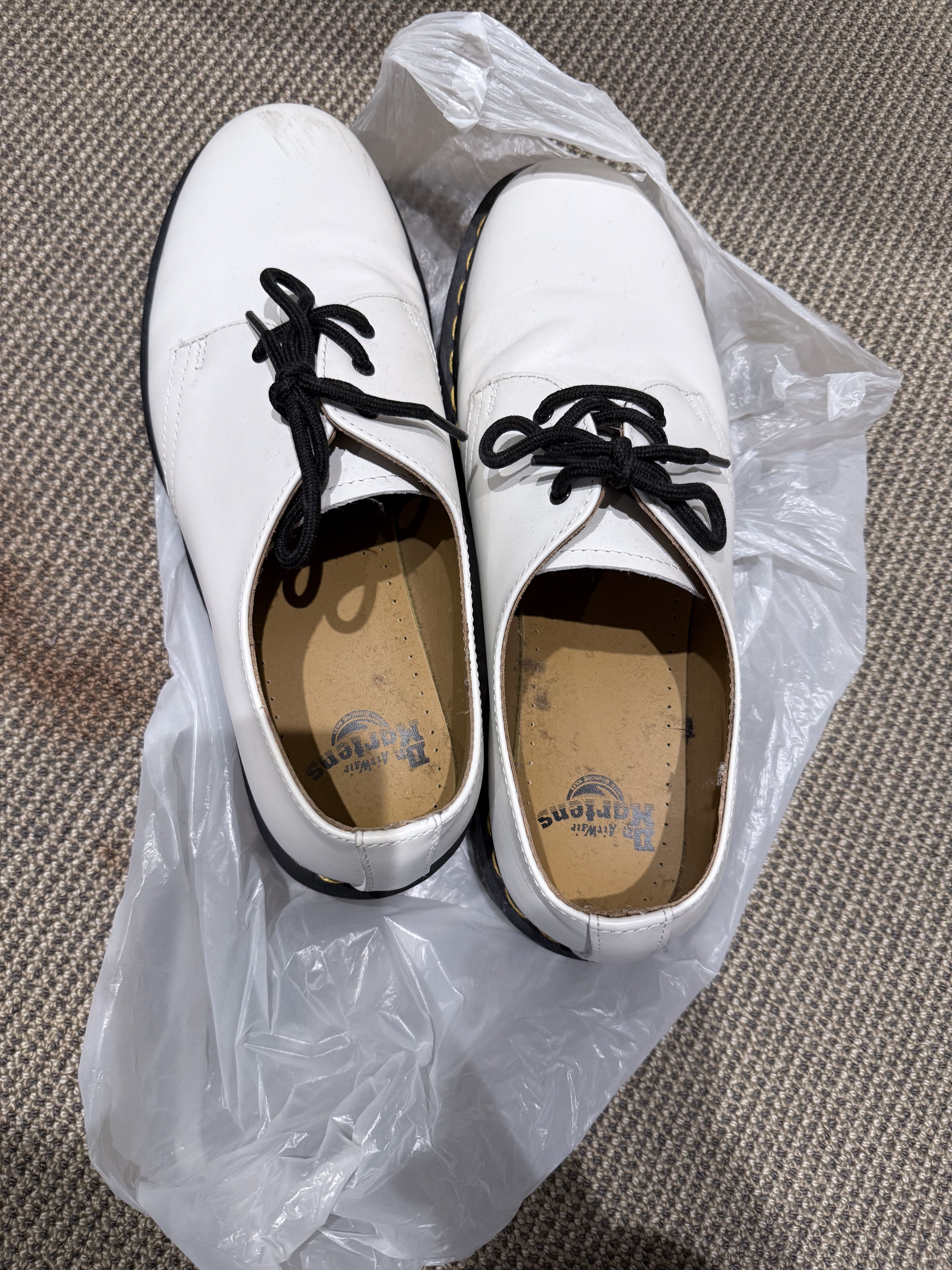 Dr. Martens Dr. Martens 1461 3-Eye Shoes - White Size US 10 / EU 43 - 1 Thumbnail