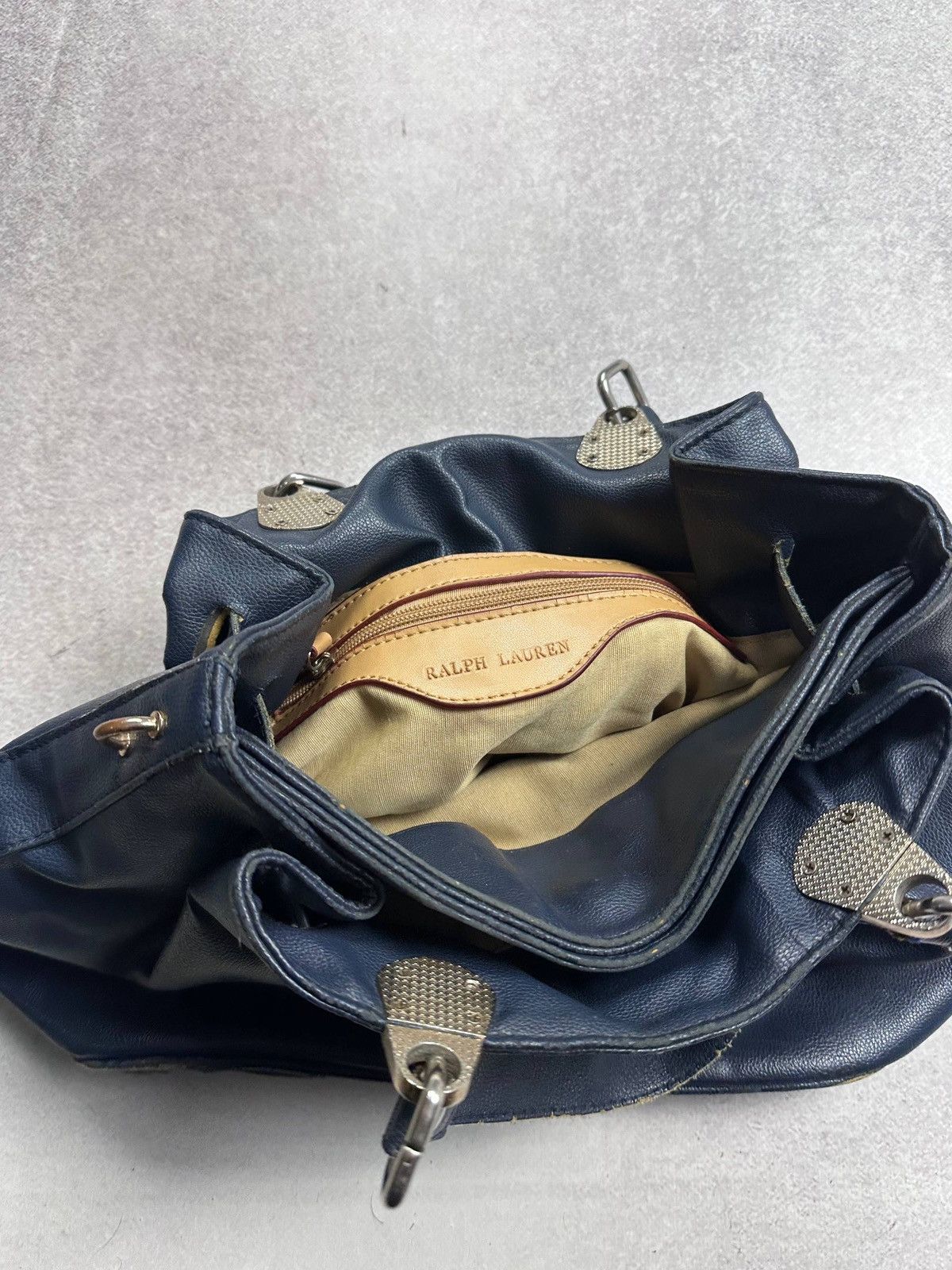 Polo Ralph Lauren Vintage Polo Ralph Lauren Shoulder Bag Big Pony Rare Size ONE SIZE - 7 Thumbnail