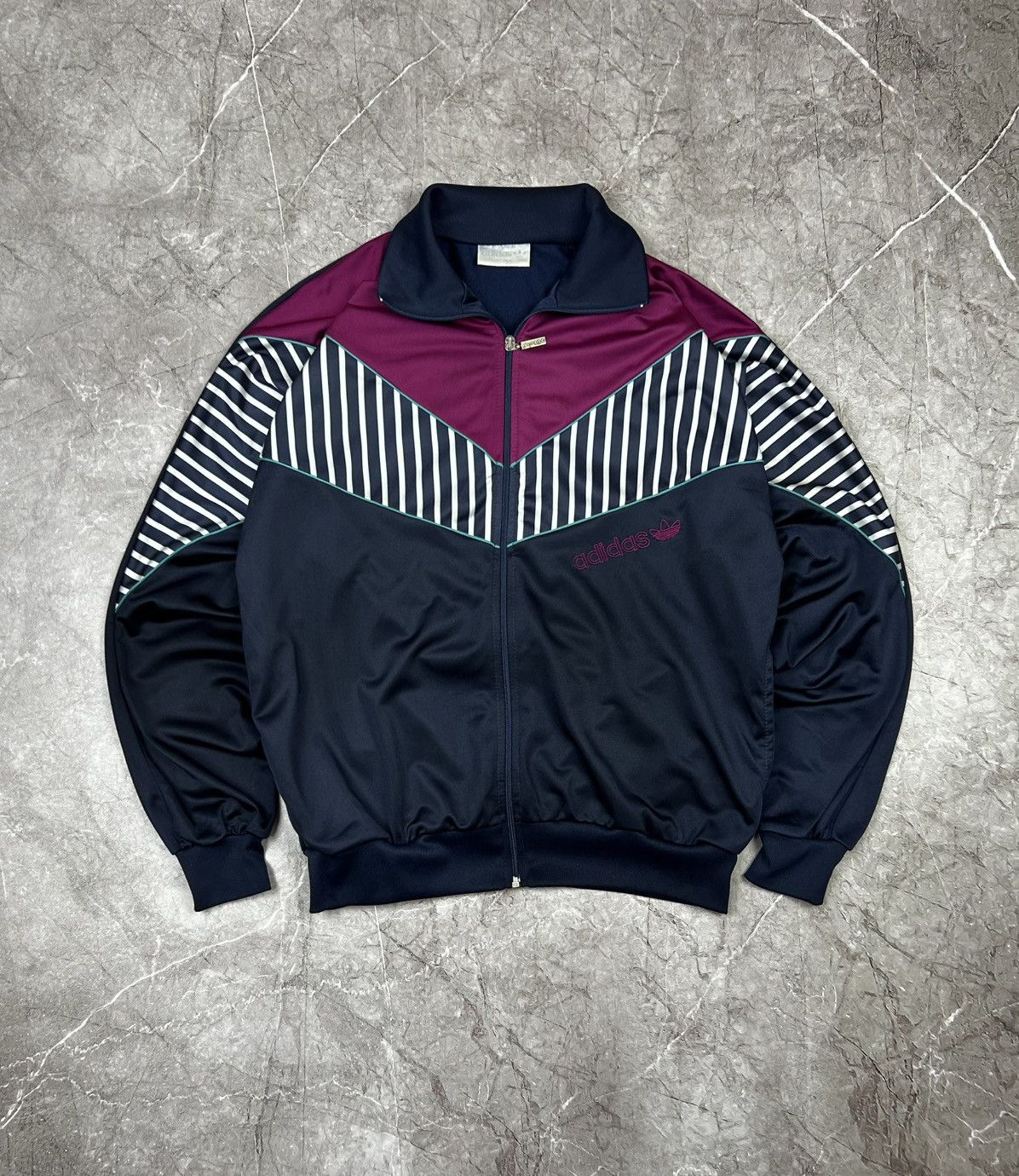 Adidas Adidas Vintage Sweatshirt zip Size US L / EU 52-54 / 3 - 2 Thumbnail