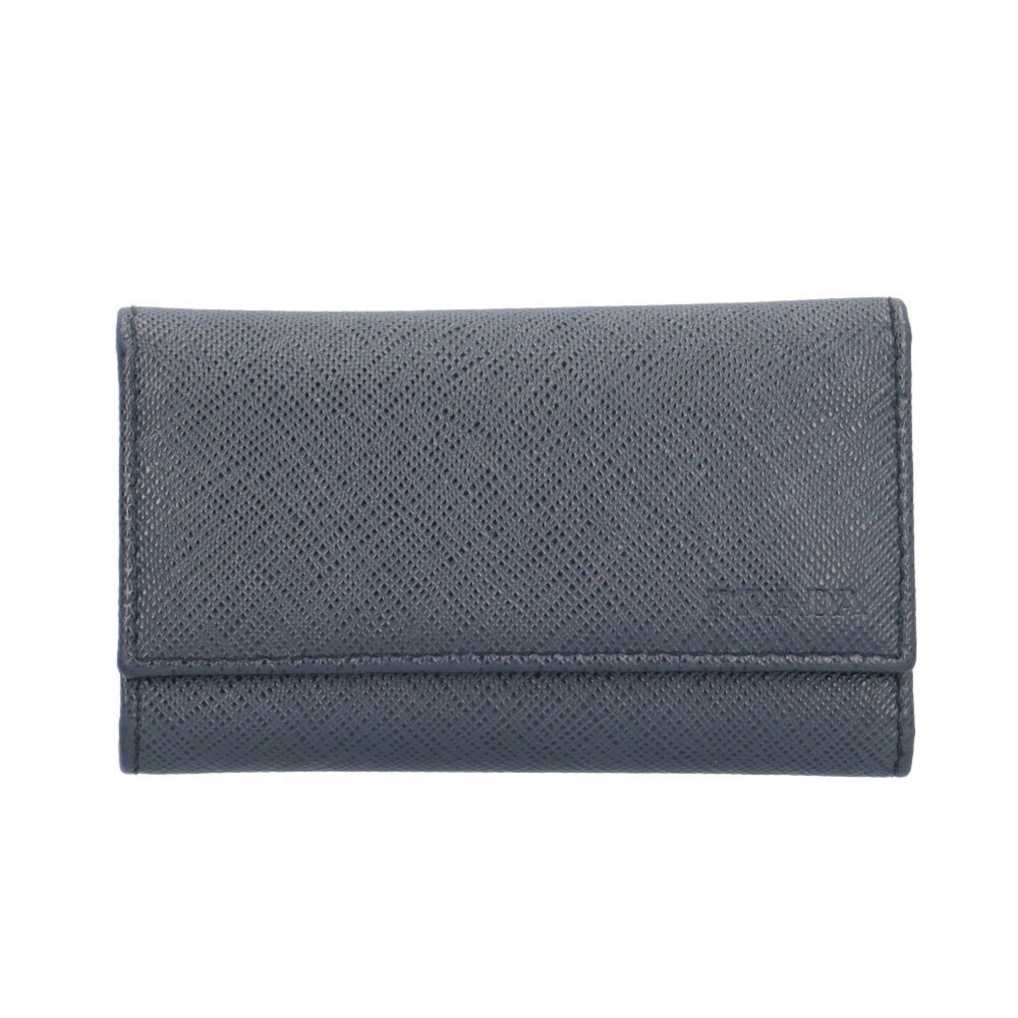 Prada Prada Saffiano Key Case Leather 2PG222 Men's PRADA Size ONE SIZE - 1 Thumbnail