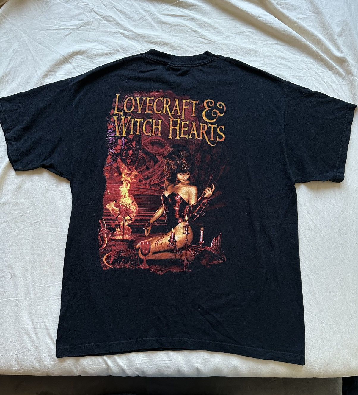 Band Tees Cradle of Filth Lovecraft & Witch Hearts 2002vintage t-shirt Size US XL / EU 56 / 4 - 2 Thumbnail
