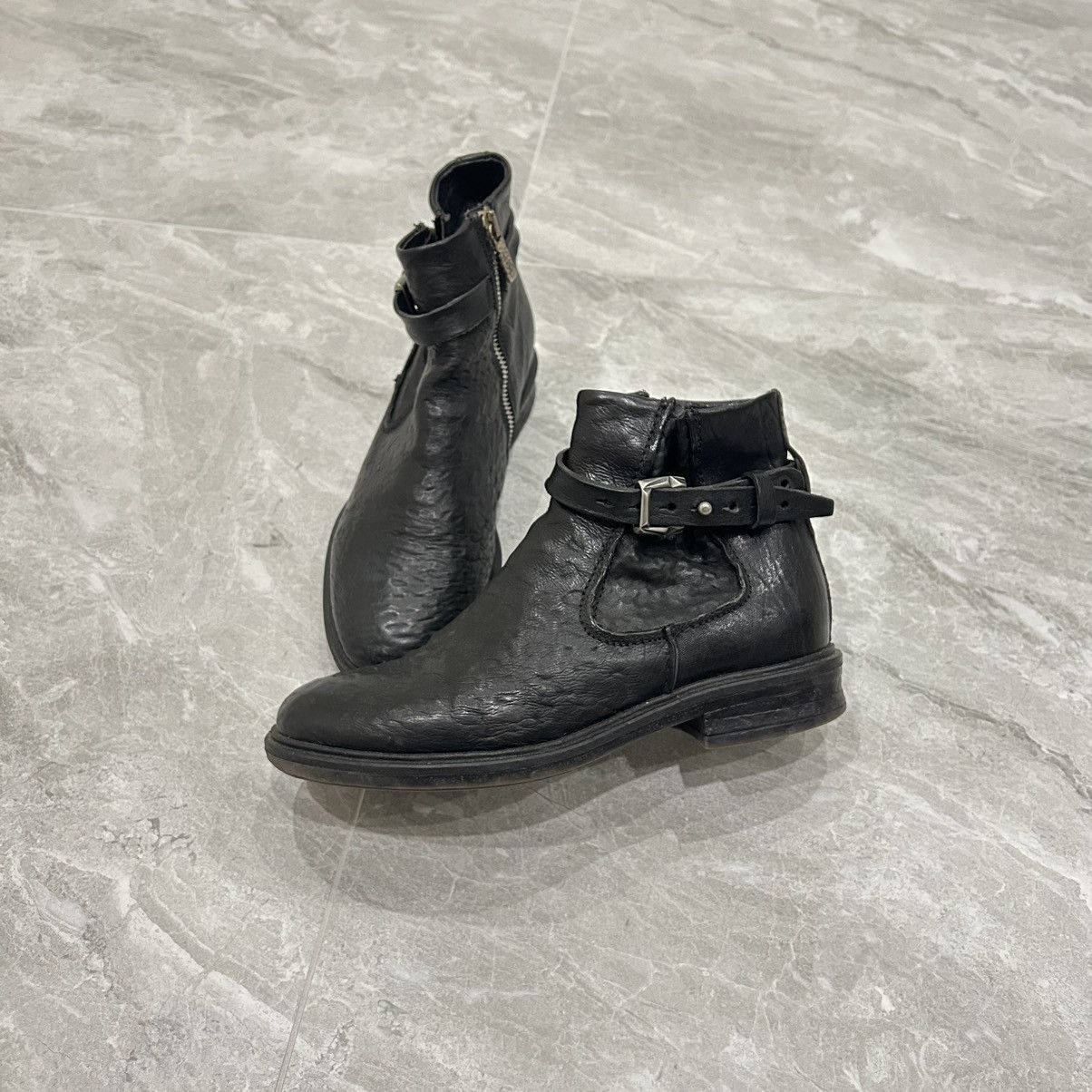 A.S.98 A.S. 98 Avant Garde Distressed Ankle Boots Guidi Style Size US 7 / IT 37 - 1 Thumbnail