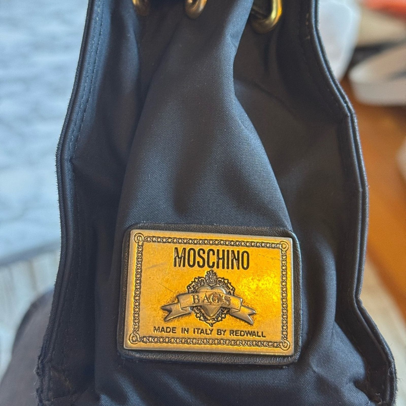 Moschino Moschino Black Nylon “Kelly” Bag Size ONE SIZE - 8 Thumbnail