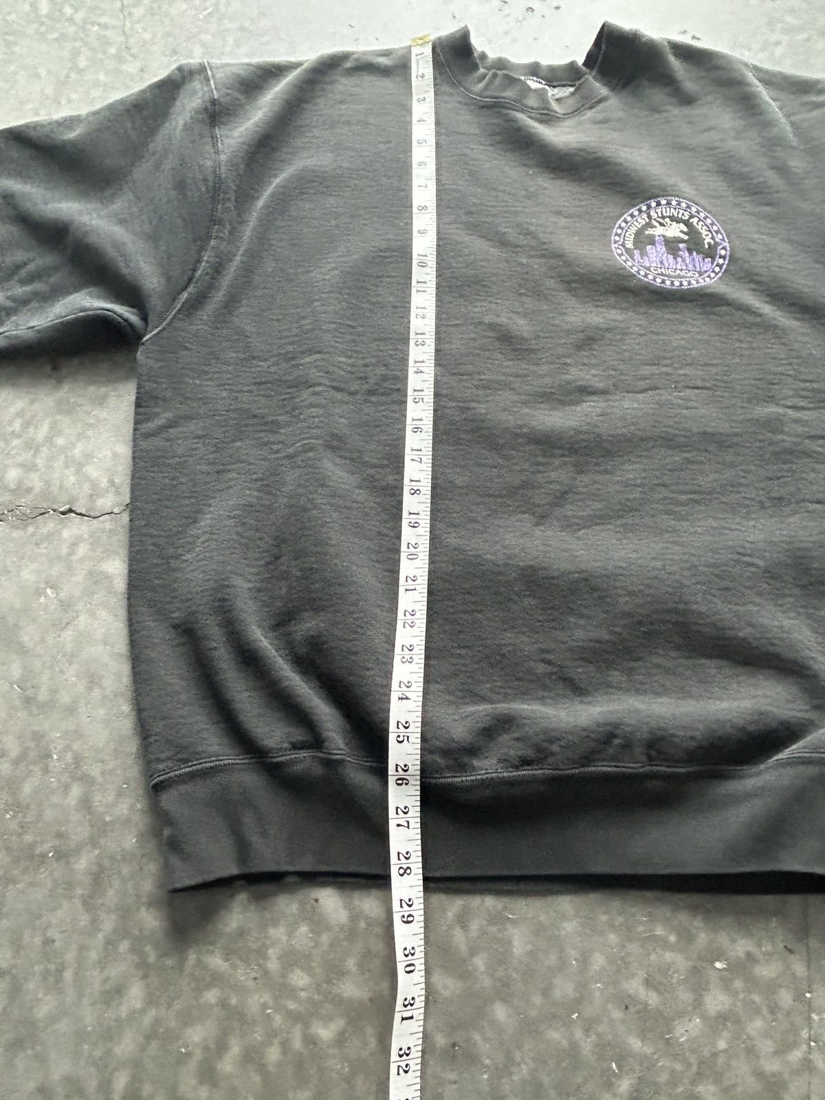 Fruit Of The Loom Vintage 90s Midwest Stunts Association Chicago Sweatshirt Size US XL / EU 56 / 4 - 8 Thumbnail