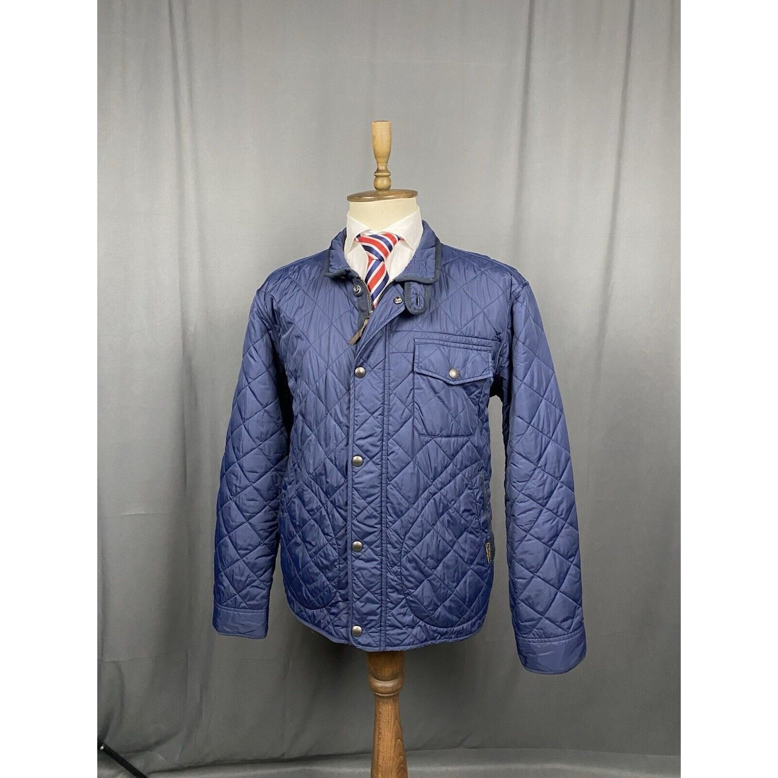Polo Ralph Lauren Polo Ralph Lauren Men's Blue Quilted Jacket Size 2XL Size US XXL / EU 58 / 5 - 4 Thumbnail