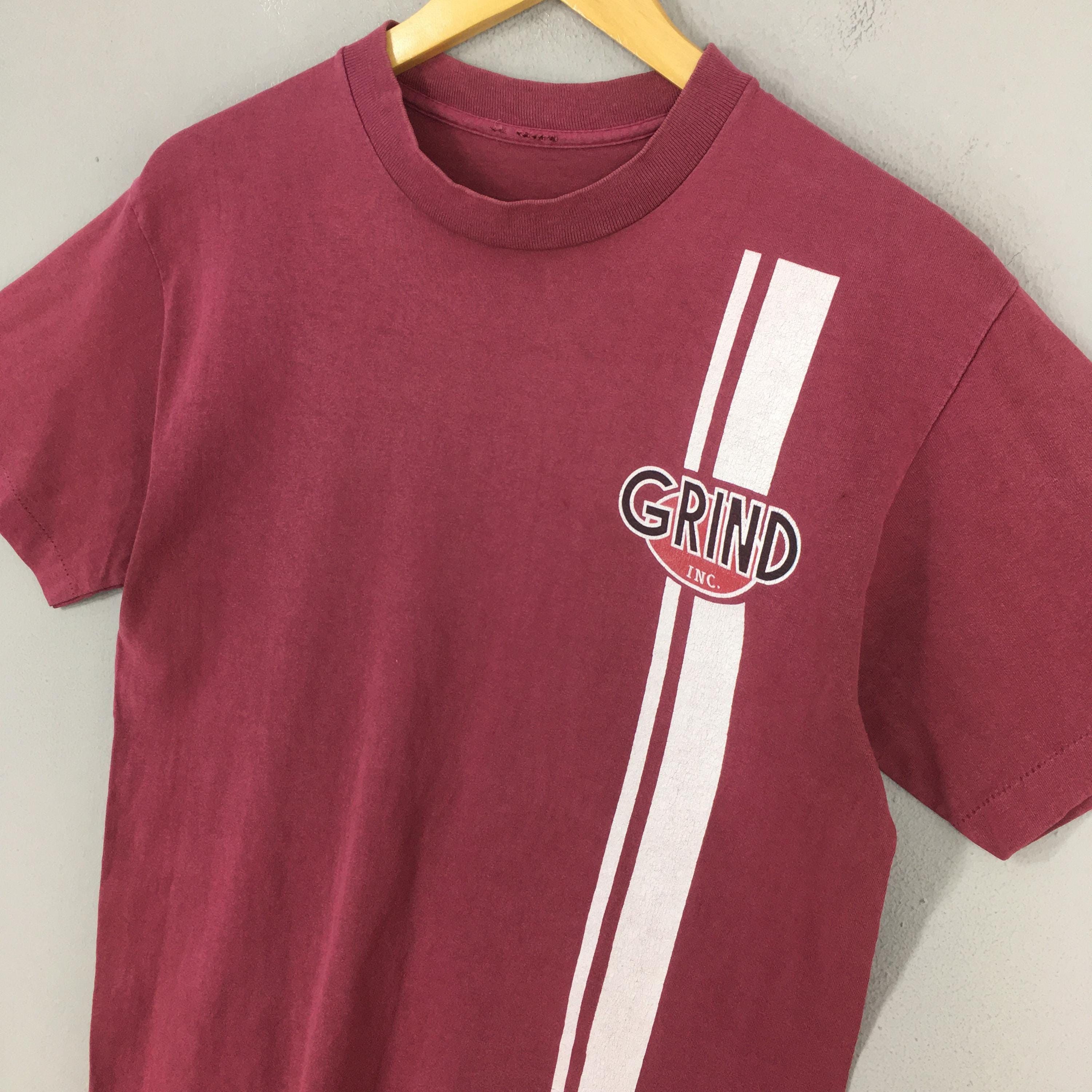 Vintage Vintage 90s Grind Inc. Skateboard Red T shirt Small Size US S / EU 44-46 / 1 - 3 Thumbnail
