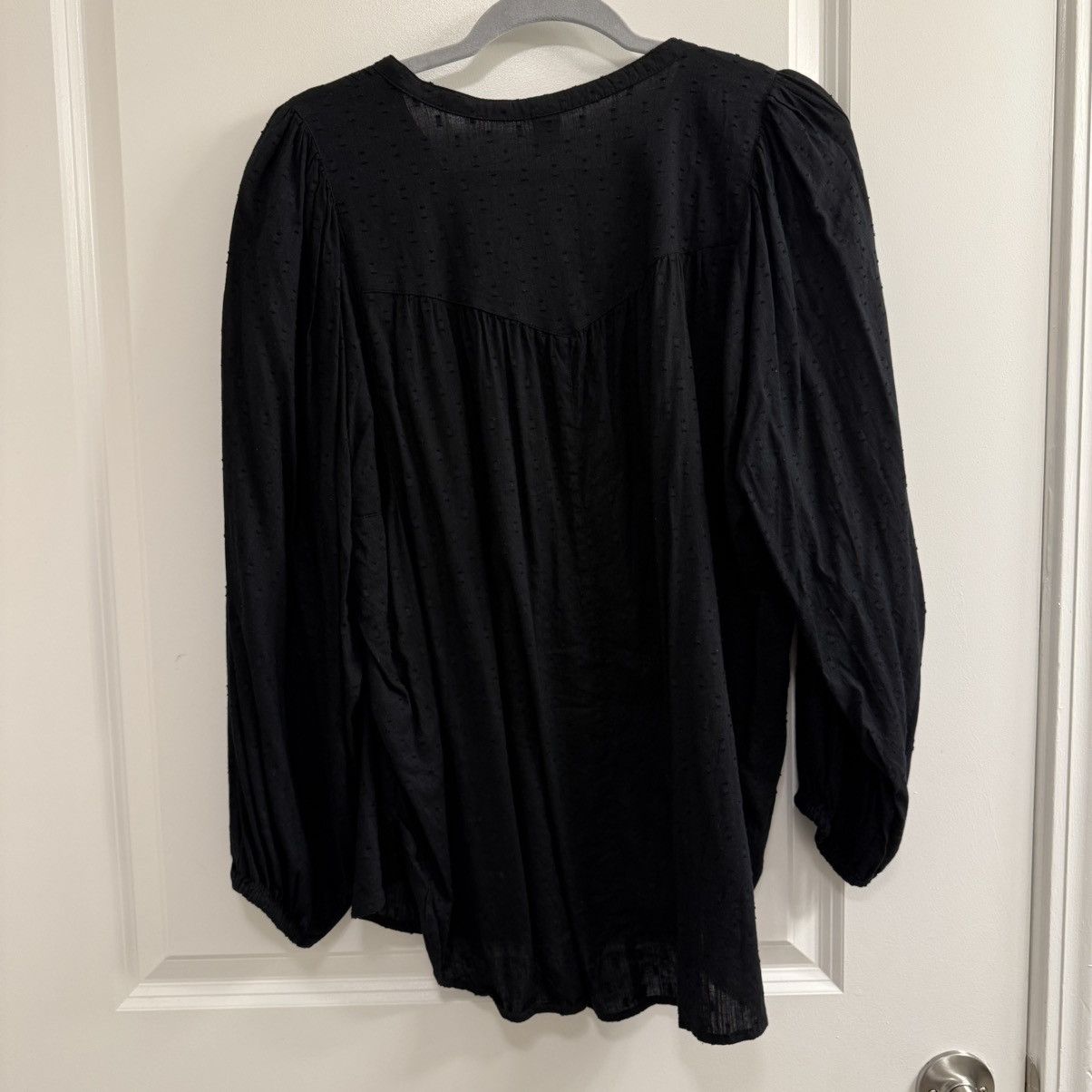Old Navy Old Navy Women's Plum Exaggerated Large Peasant Top Size L / US 10 / IT 46 - 5 Thumbnail