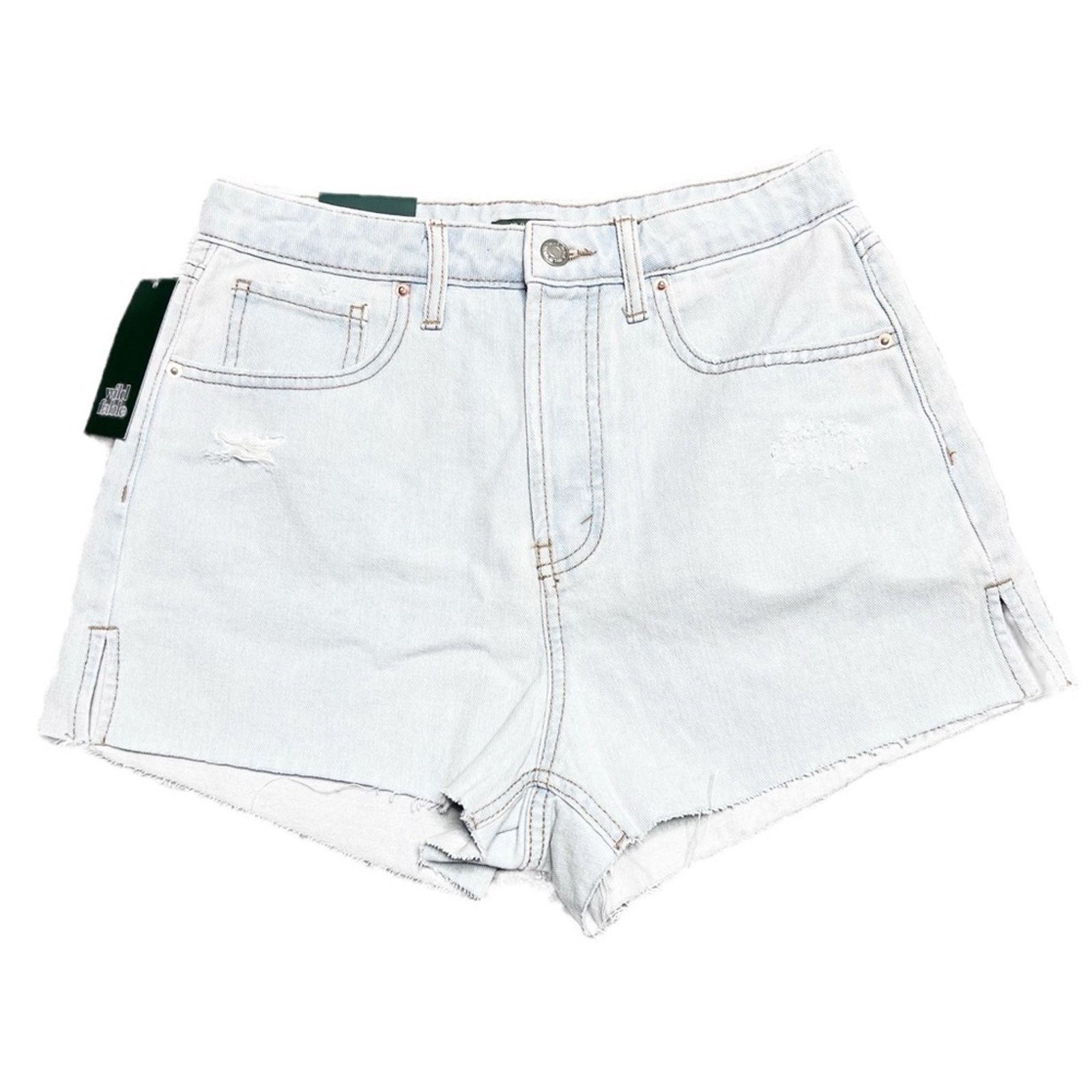 Target Basics New with Tags Wild Fable Women’s Super High Rise Jean Shorts Size 28" / US 6 / IT 42 - 1 Thumbnail