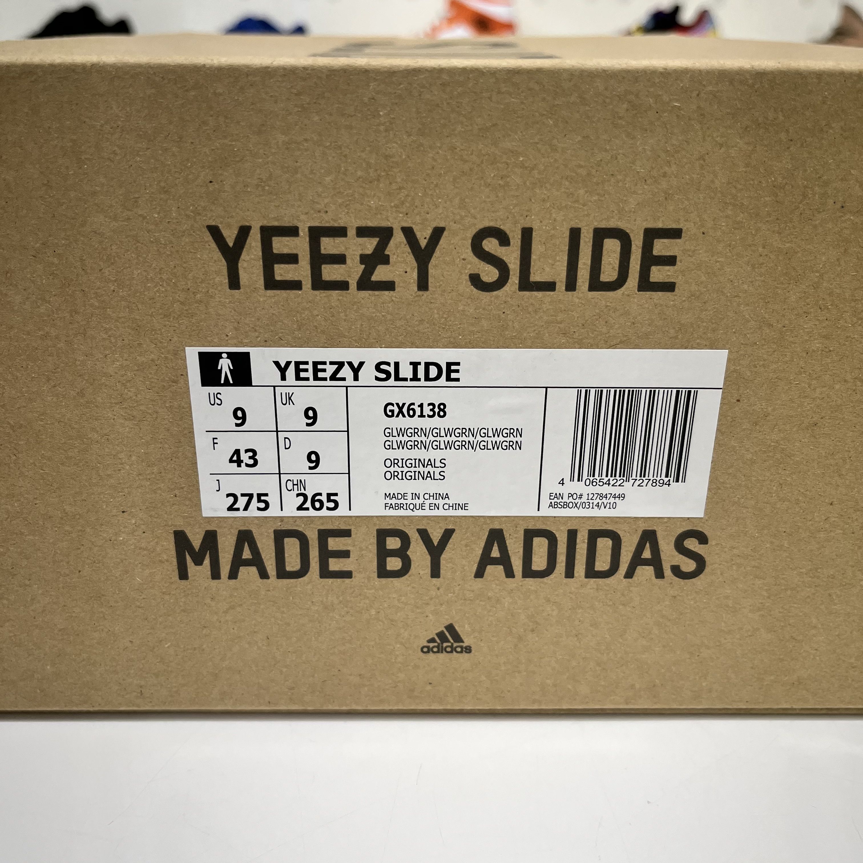 Adidas Adidas Yeezy Slide Glow Green Size US 9 / EU 42 - 14 Thumbnail