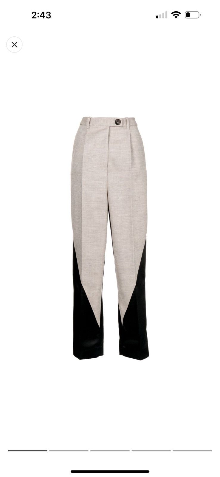 Peter Do Peter Do Color Block Trousers - Size 40 Size 27" / US 4 / IT 40 - 1 Thumbnail