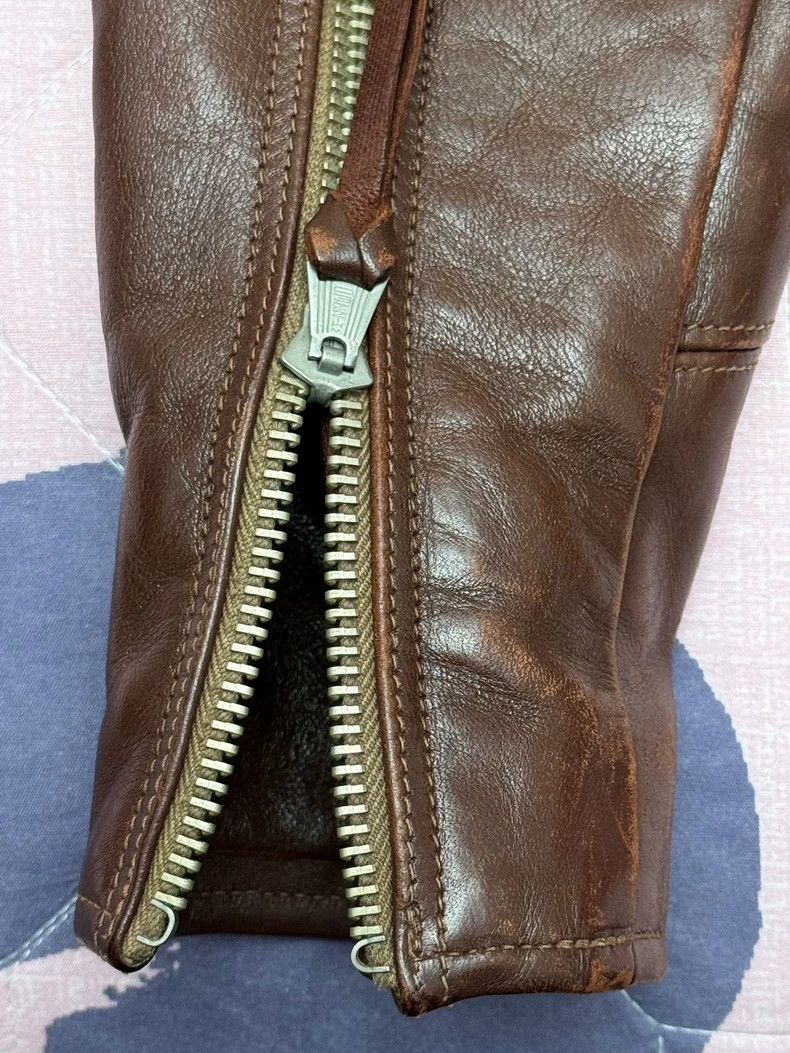 Freewheelers freewheelers size 38 Rabari diagonal zipper motorcycle lea Size US M / EU 48-50 / 2 - 4 Thumbnail